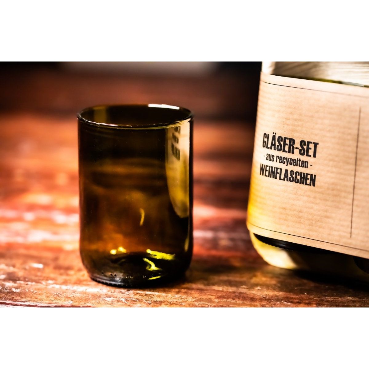 Trinkgläser Aus Recycelten Weinflaschen Nachhaltig Robust Und Spülmaschinenfest Handgefertigt Upcycling Glasgenuss