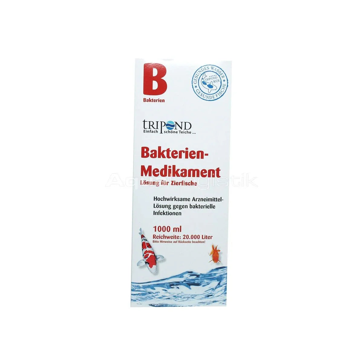 TRIPOND Bakterien-Medikament gegen bakterielle Infektionen 1000 ml für 20 m² - Japankoi.net