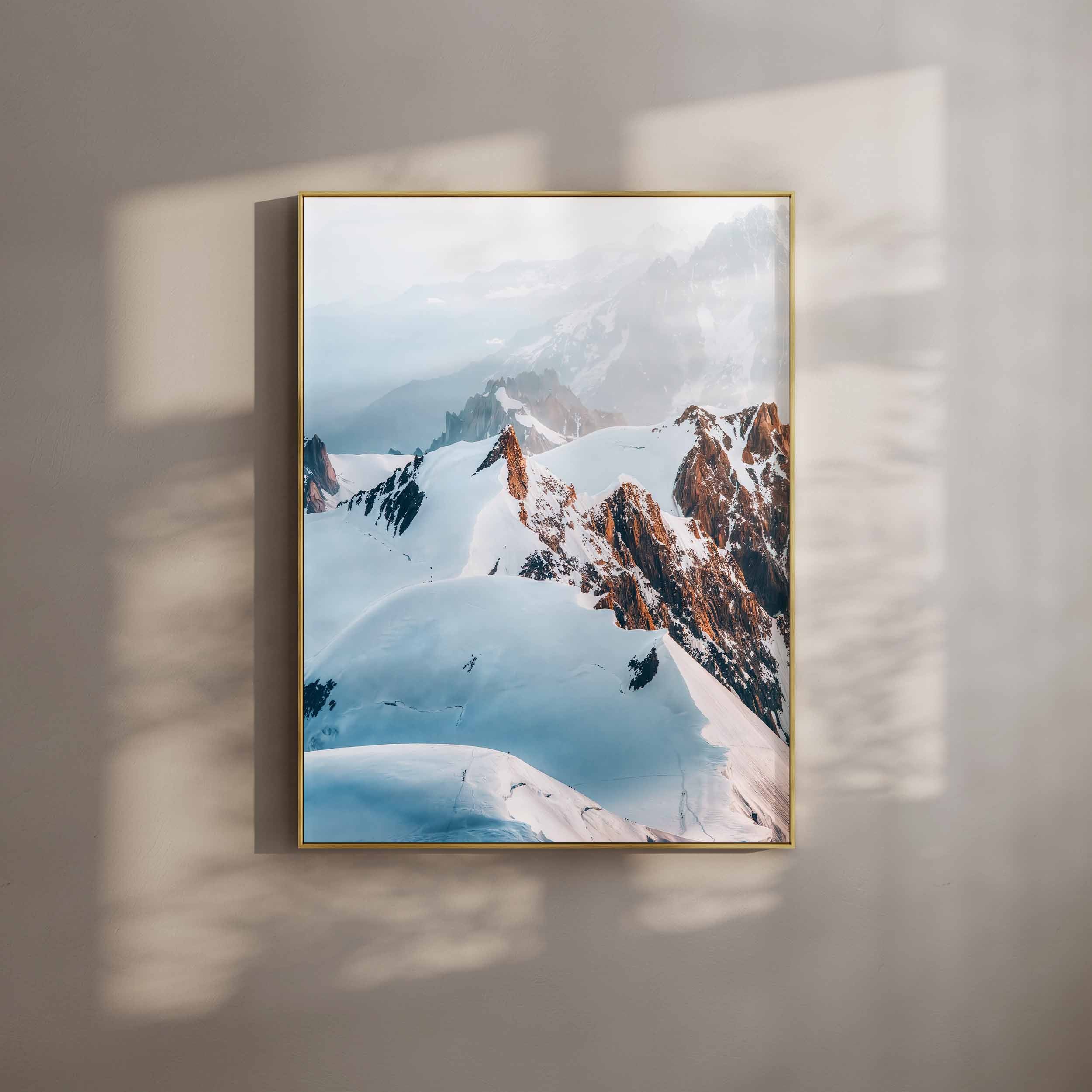 Chamonix Peaks – Set of 6 Alpine Prints