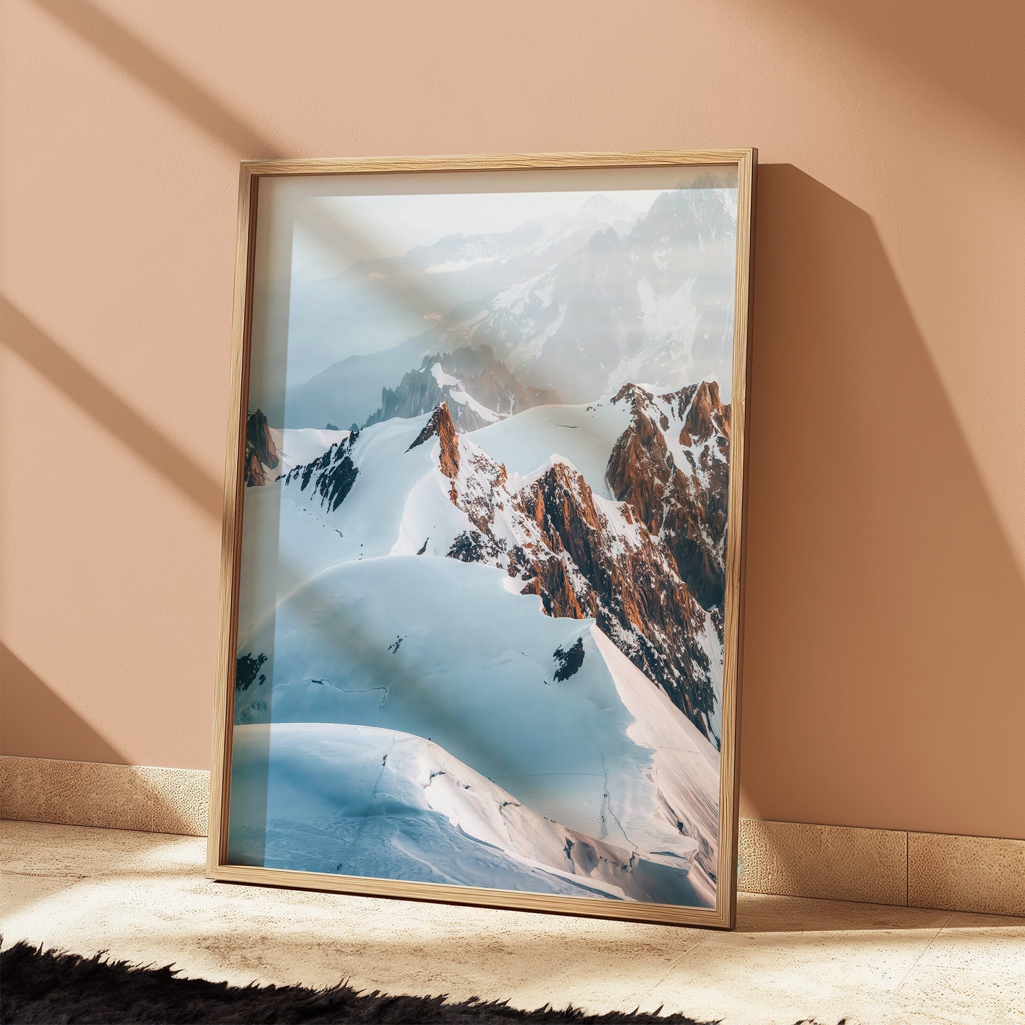 Trois Monts Route Wall Art - Mont Blanc Summit Adventure Print