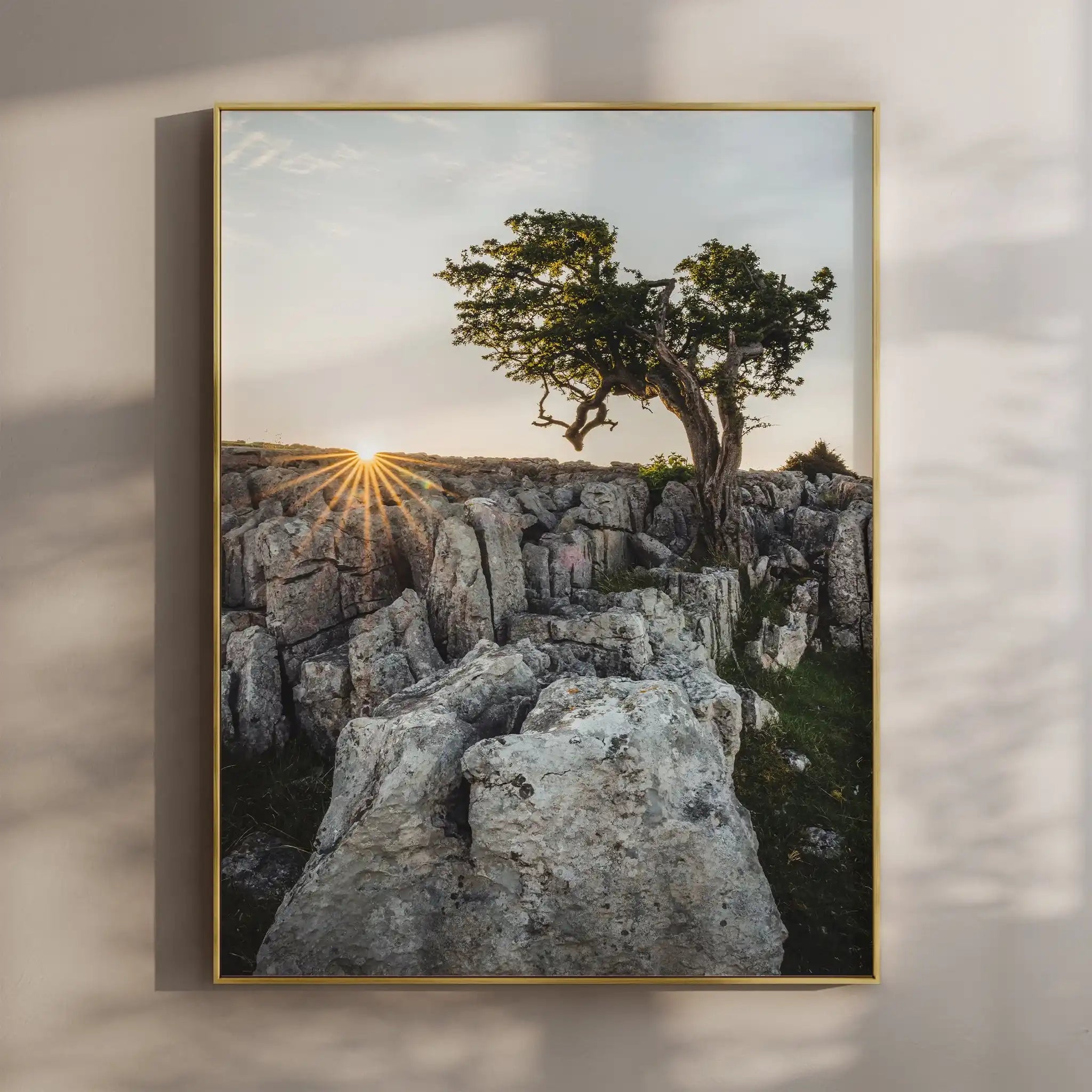 Twisleton Scars Sunrise Print – Yorkshire Dales Landscape Photography by Chamonix Prints