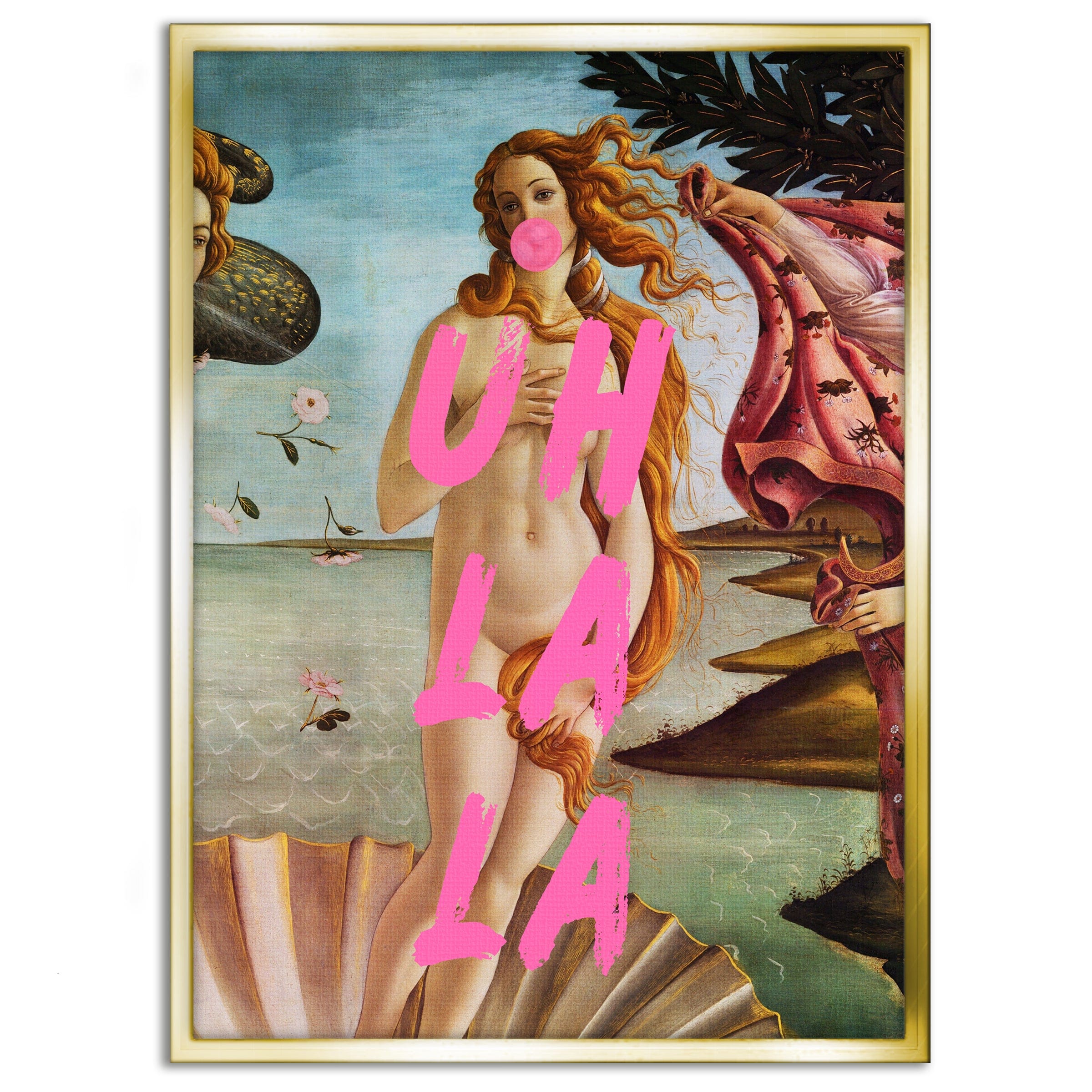 Uh la la - Leinwandbild Quotes