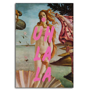 Uh la la - Leinwandbild Quotes