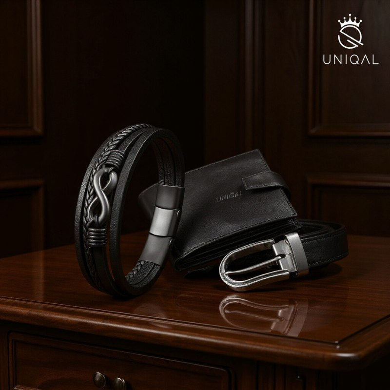 Black Nice Unisex Lederarmband Aus Echtem Rindsleder Mit Edelstahl Besatz Gravur Möglich Größen 19 21 23 Cm