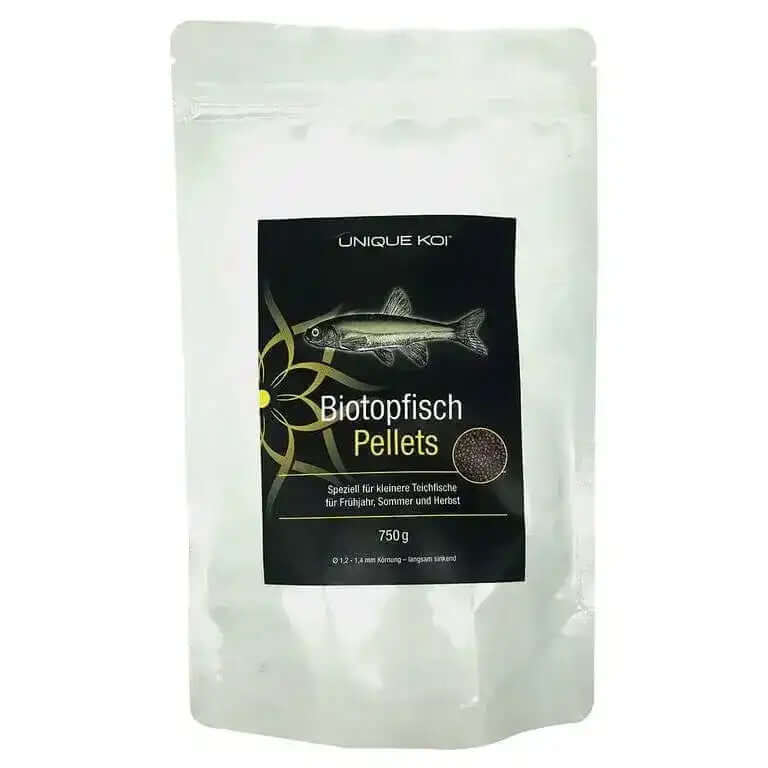 Unique Koi Biotopfisch Pellets 750 g Ø 1,2 - 1,4 mm