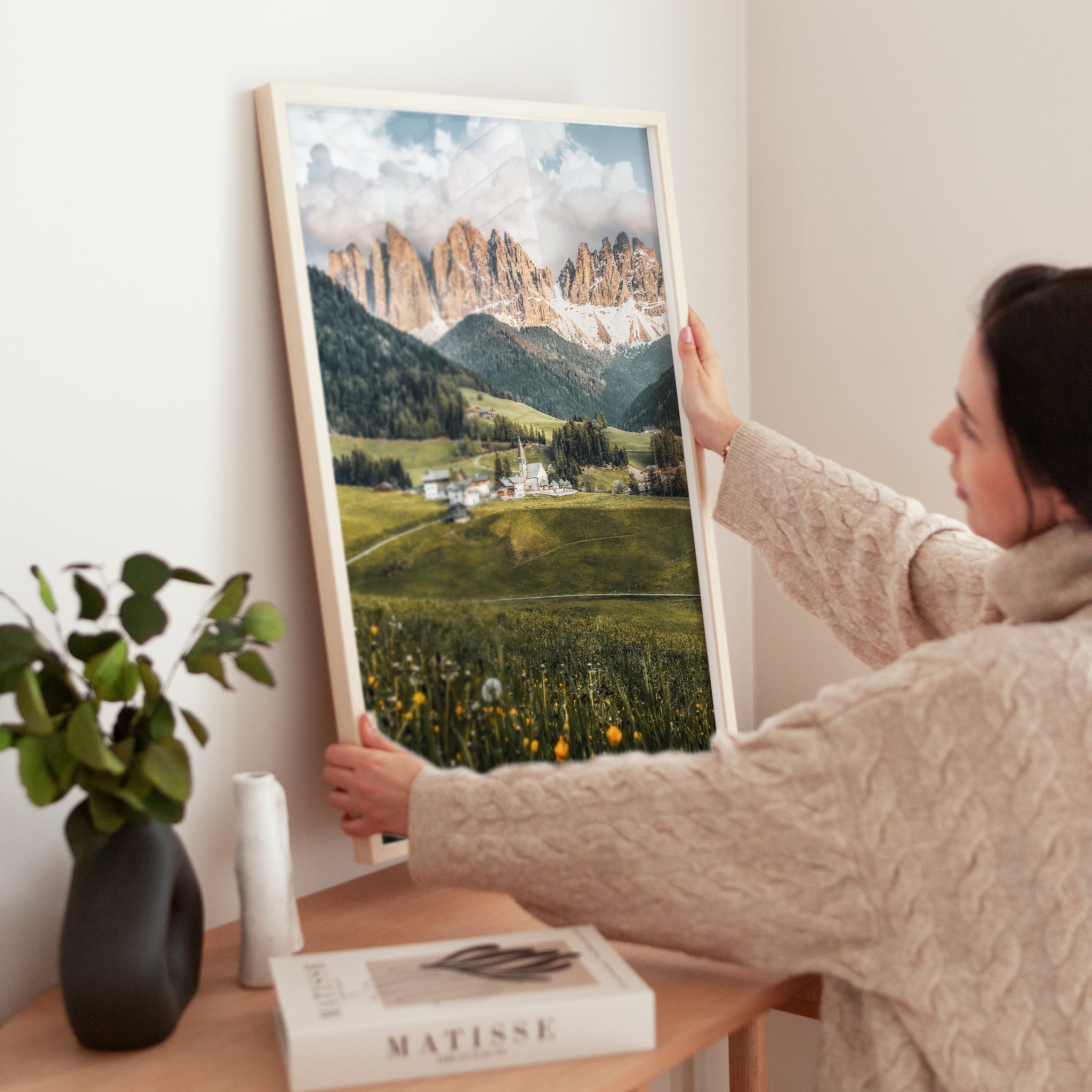 Val di Funes Sunset — Dolomites Wall Art Print