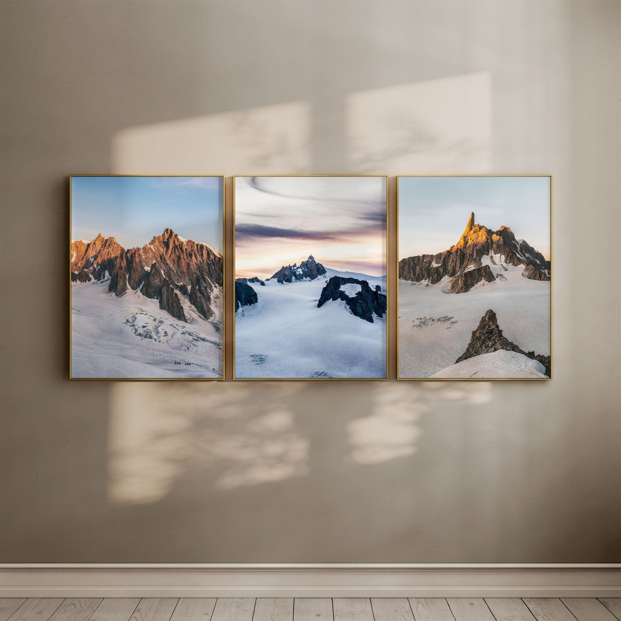 Vallée Blanche Wall Art - Stunning Glacier & Mountain Photography
