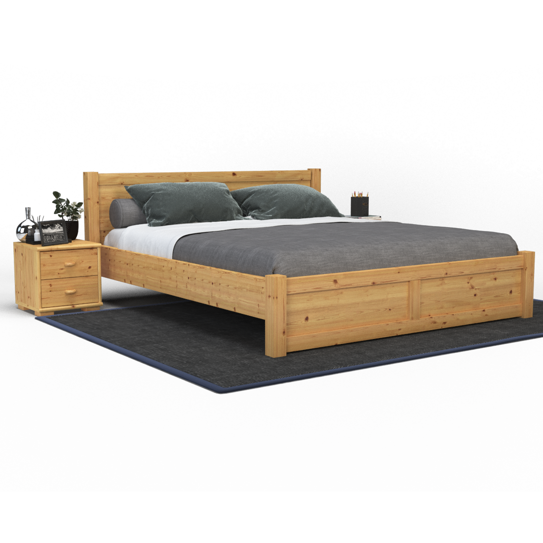 Vanessa Kieferbett | Massivholz | Naturholz | 100% Bio-Bett