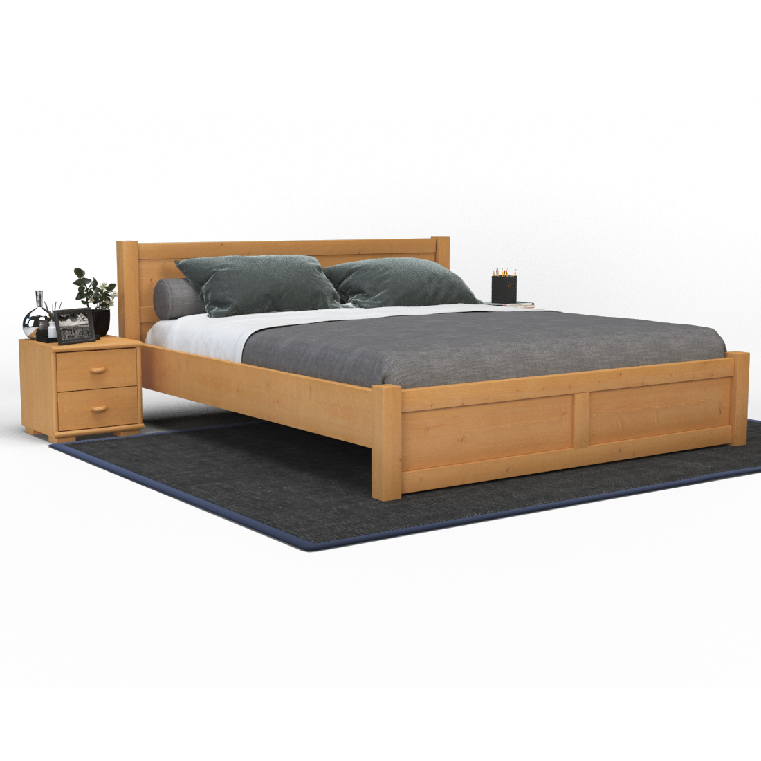 Vanessa Kieferbett | Massivholz | Naturholz | 100% Bio-Bett