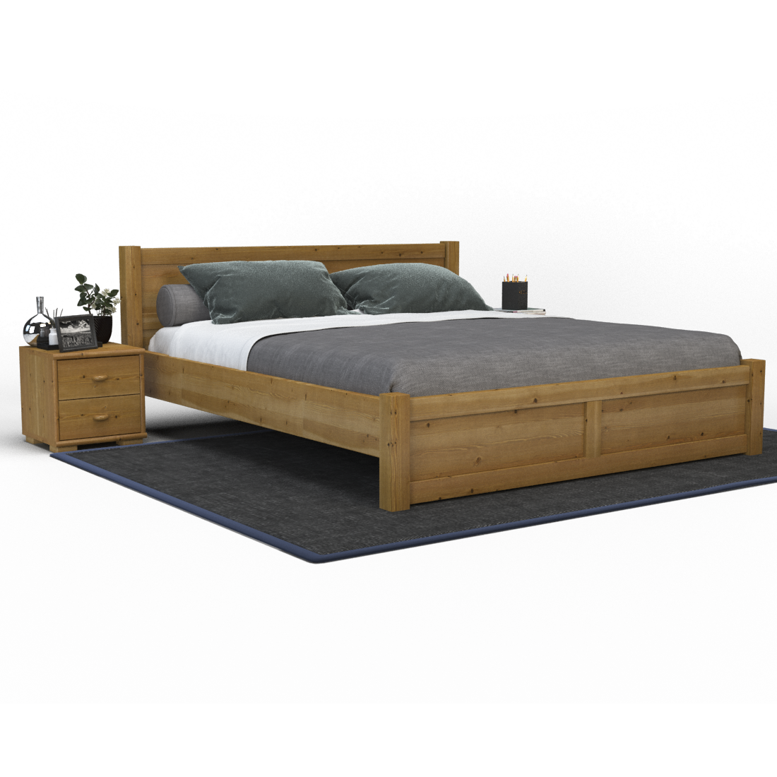 Vanessa Kieferbett | Massivholz | Naturholz | 100% Bio-Bett