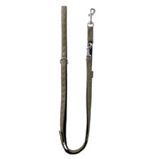 Leine Khakigrün Aus Nylon Längenverstellbar Im Rautendesign by Benny Burton