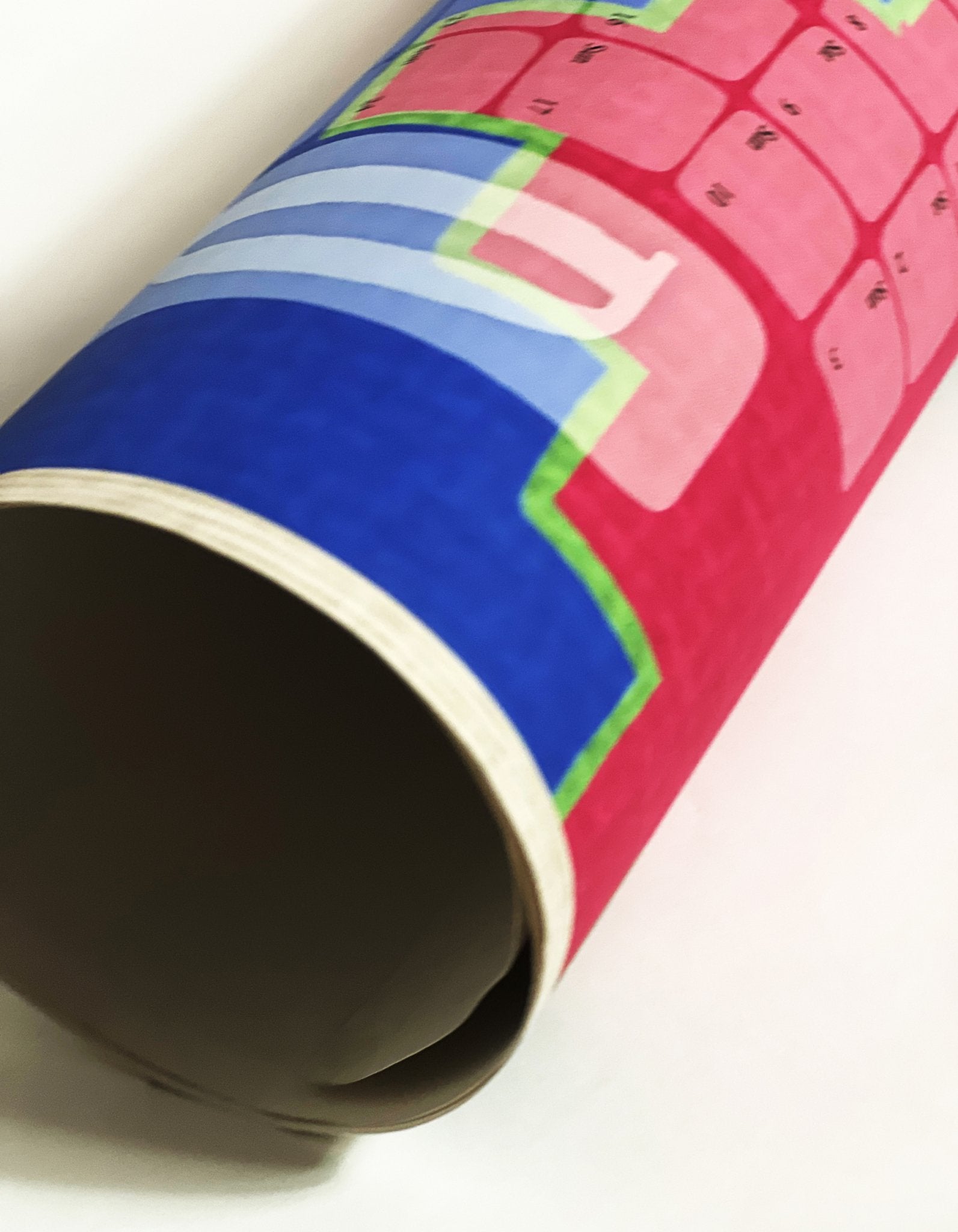 Wandkalender // Mexiko blau pink