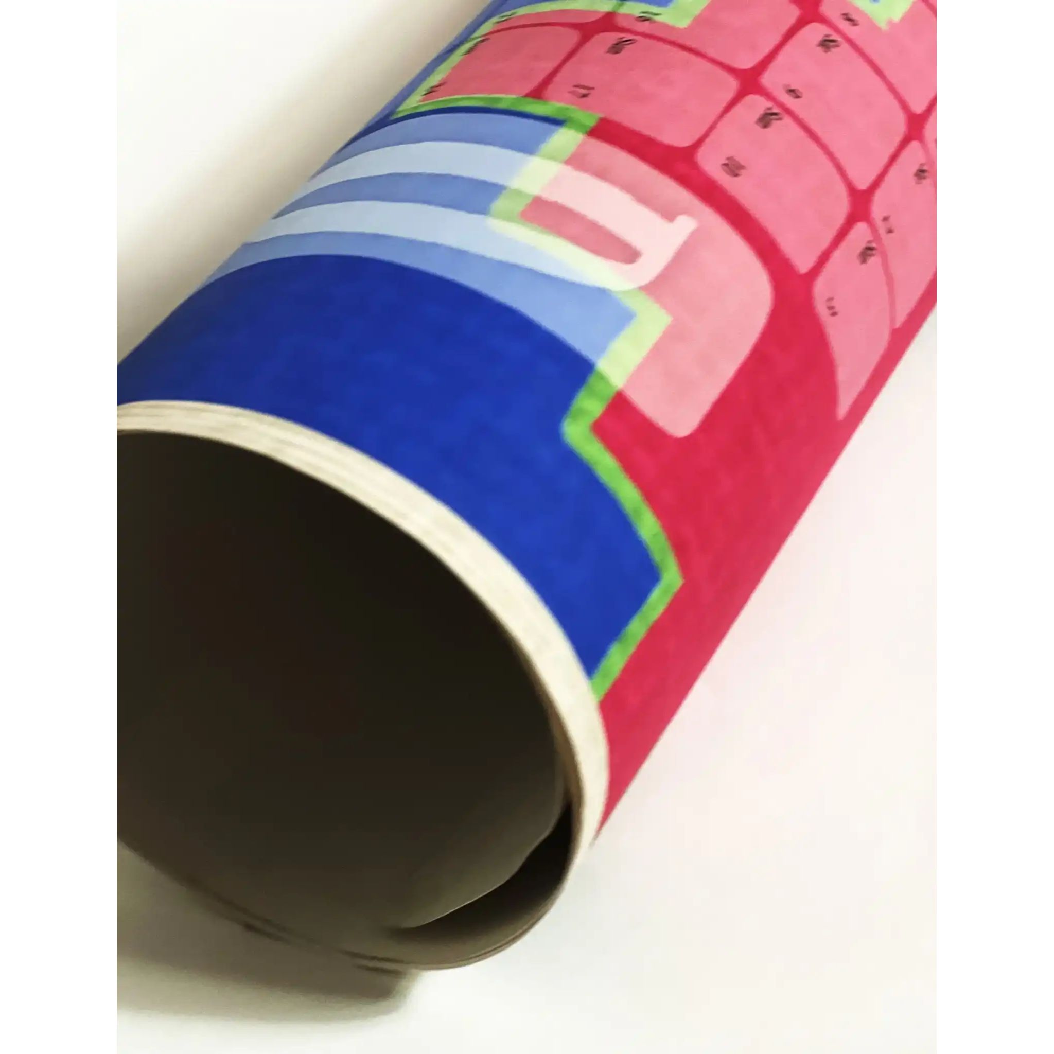 Wandkalender // Mexiko blau pink