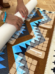 Wandkalender // Kilim Classic goldbraun