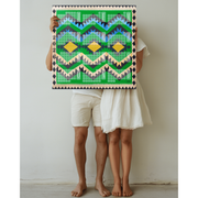 Wandkalender // Kilim Classic grün