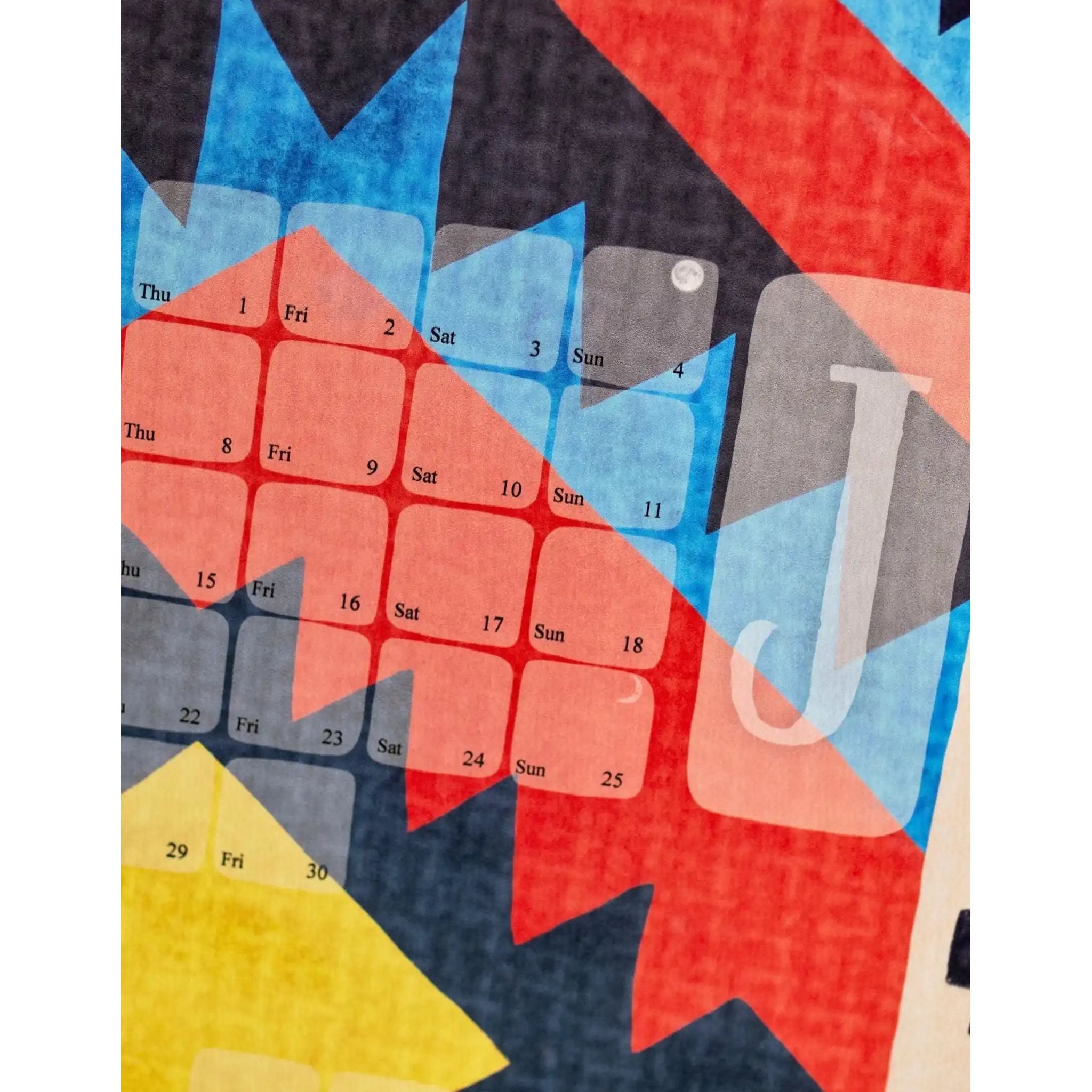 Wandkalender  // Kilim Classic rot