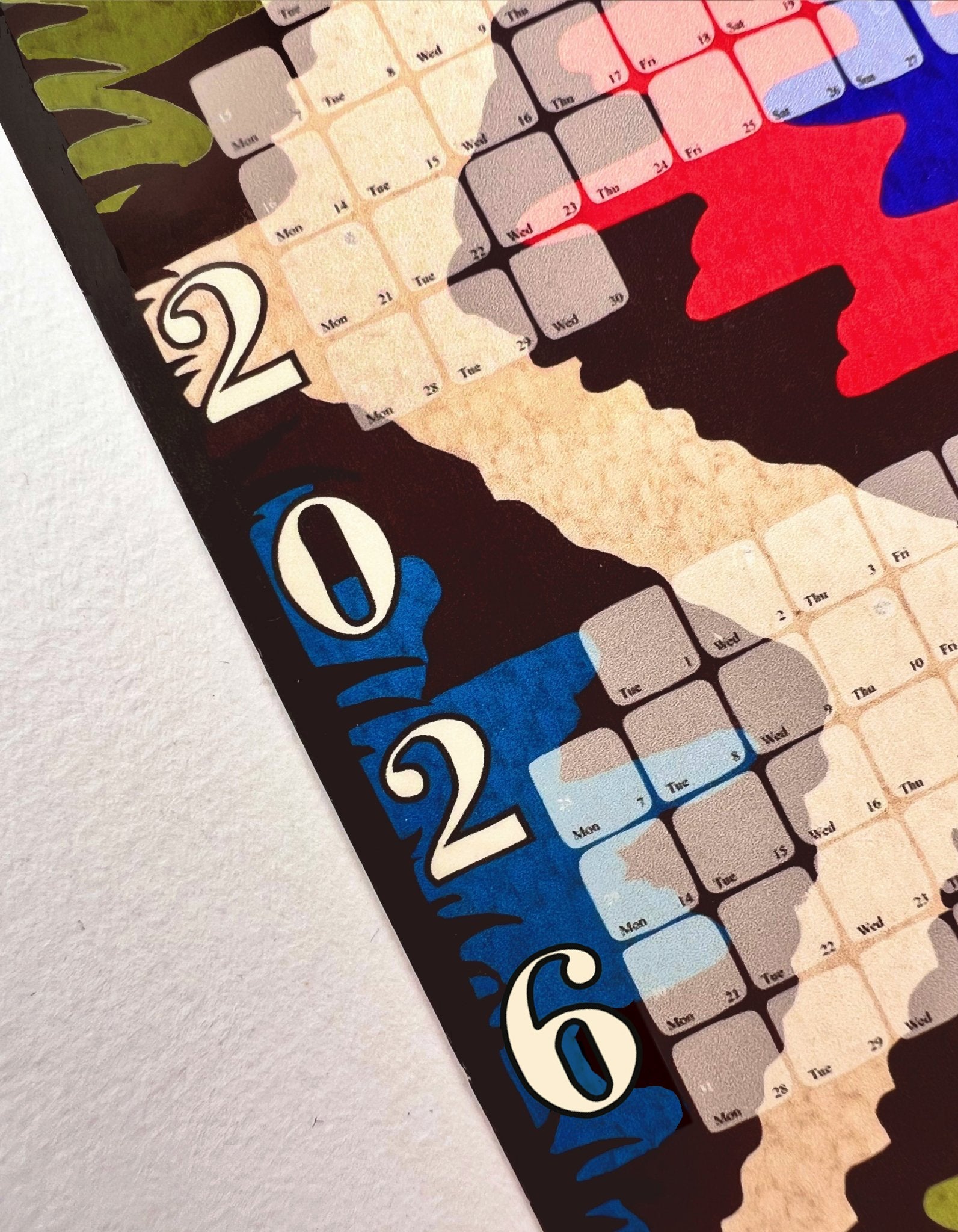 Wandkalender // Kilim Leo creme