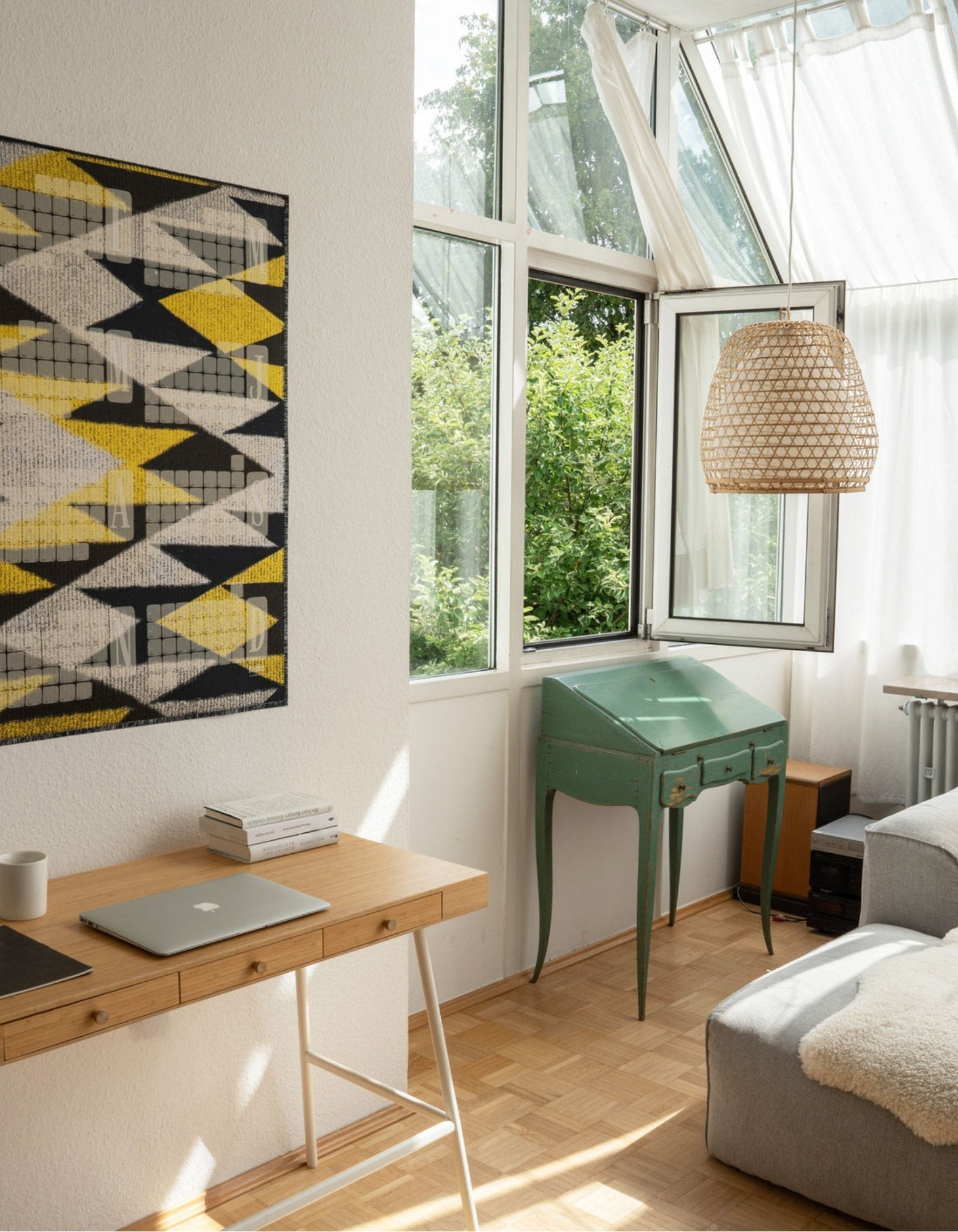 Wandkalender // Kilim Tiger gelb