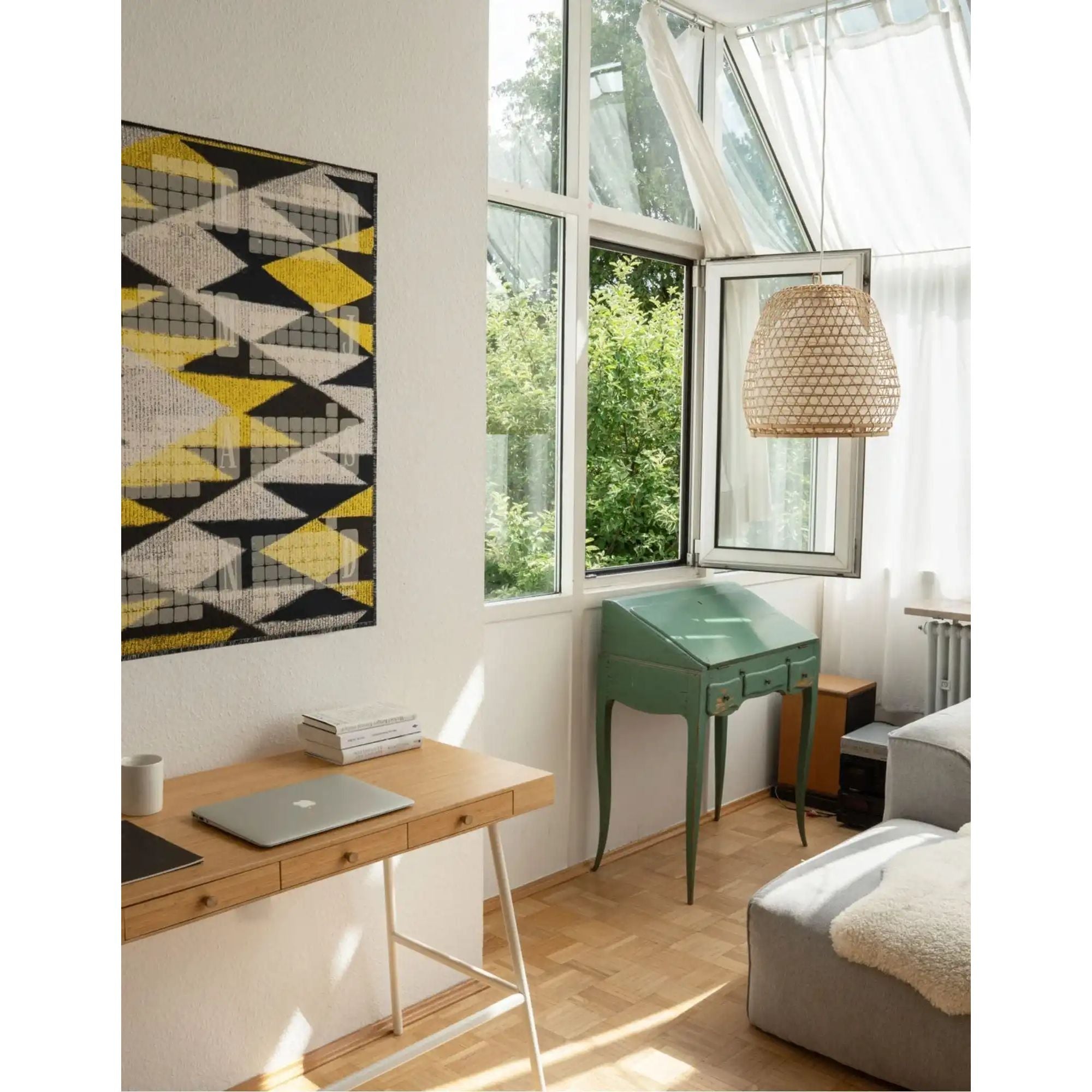 Wandkalender // Kilim Tiger gelb