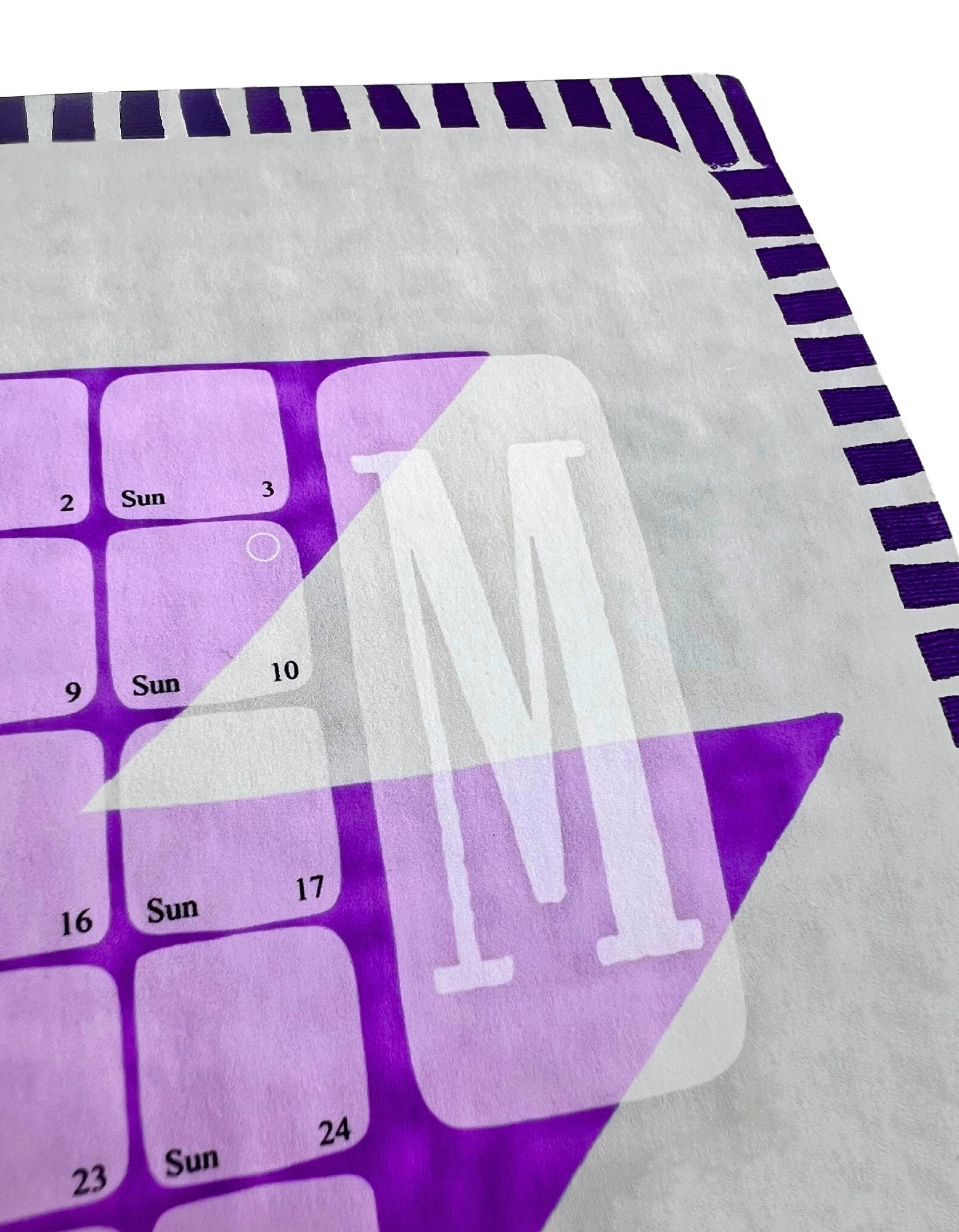 Wandkalender // Yamka violett