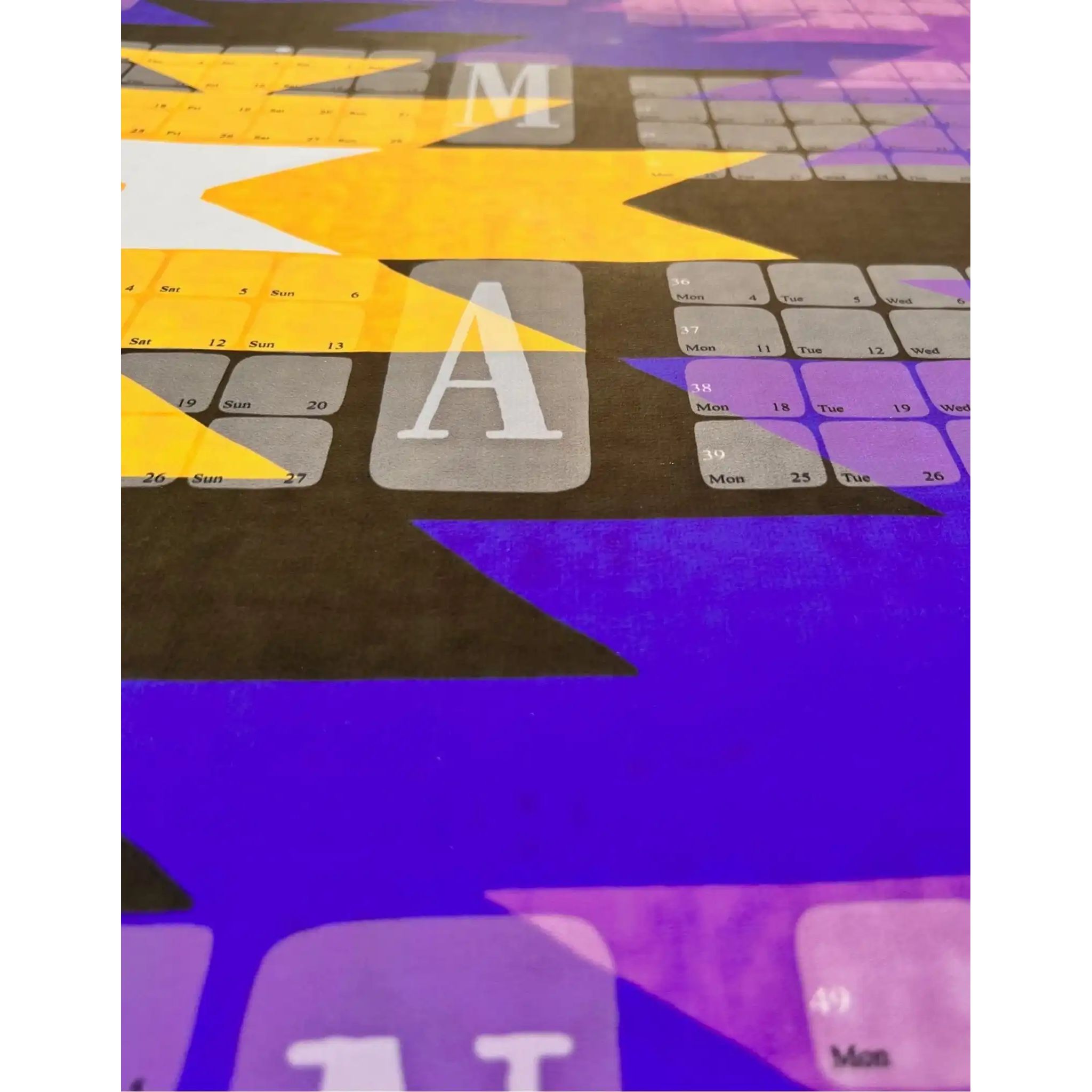 Wandkalender // Yamka violett