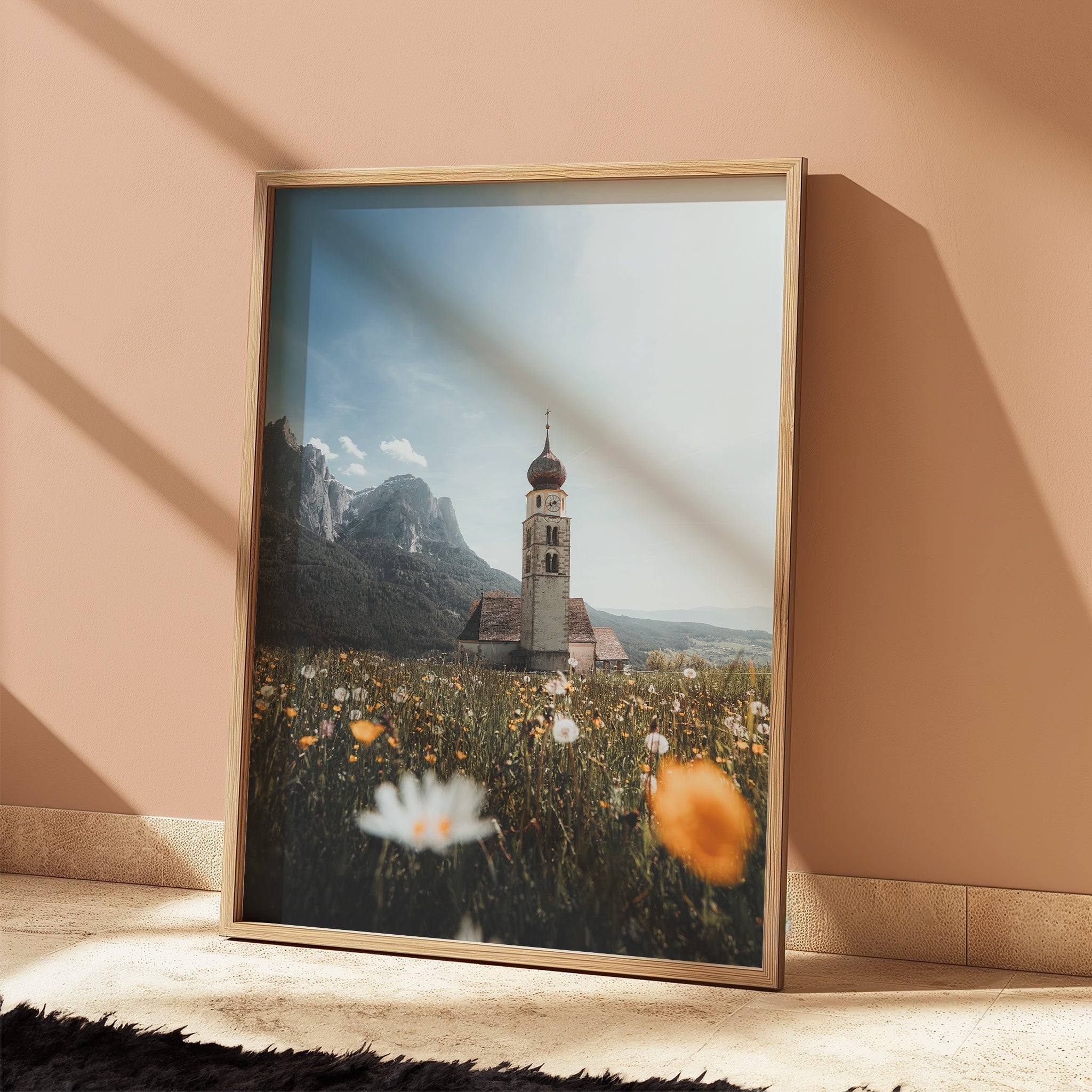 San Valentino Church – Dolomites Wall Art Photography Print