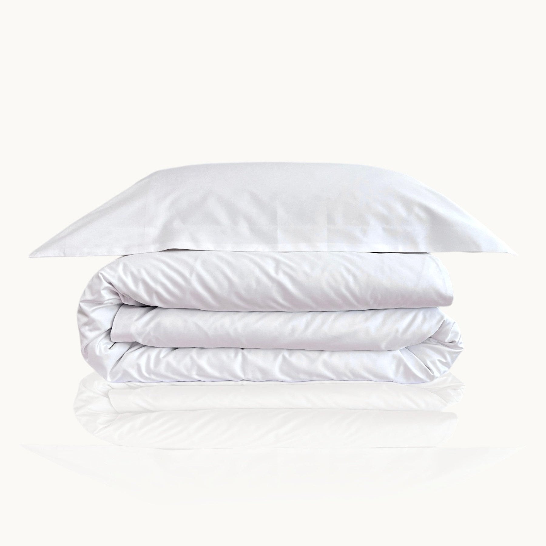 Luxe Baumwolle Satin Bettwäsche Aus Ägyptischer Baumwolle Mit 400 Fadendichte Und Seidigem Satin Finish