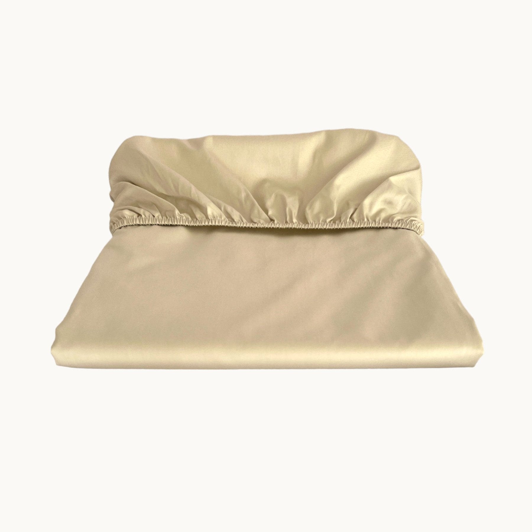 Luxe Baumwolle Satin Spannbettlaken Aus Ägyptischer Baumwolle Mit 400 Fadendichte Und Glänzendem Finish