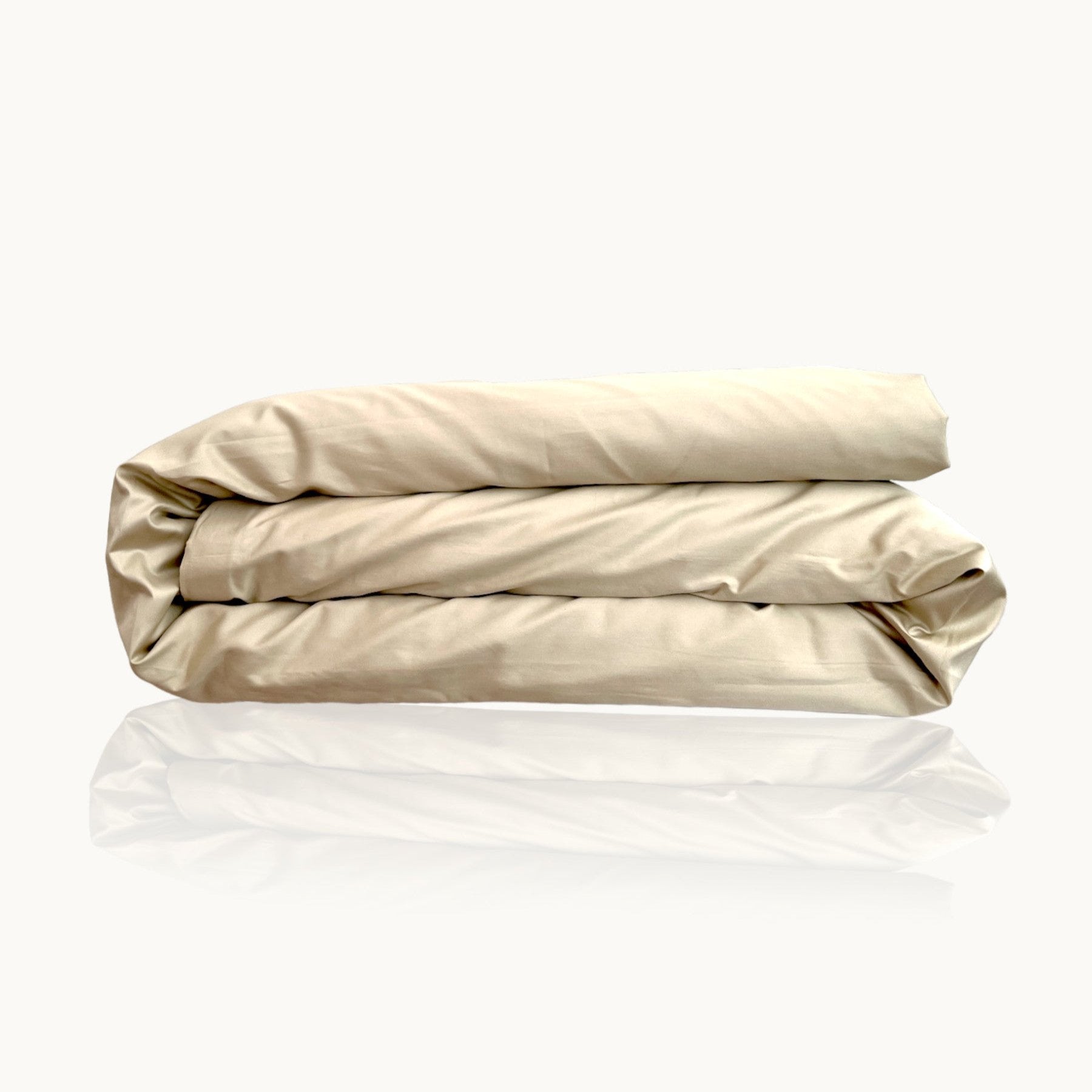 Luxe Satin Deckenbezug Aus 100 Prozent Ägyptische Baumwolle Mit 400 Fadendichte Und Sanftem Glanz