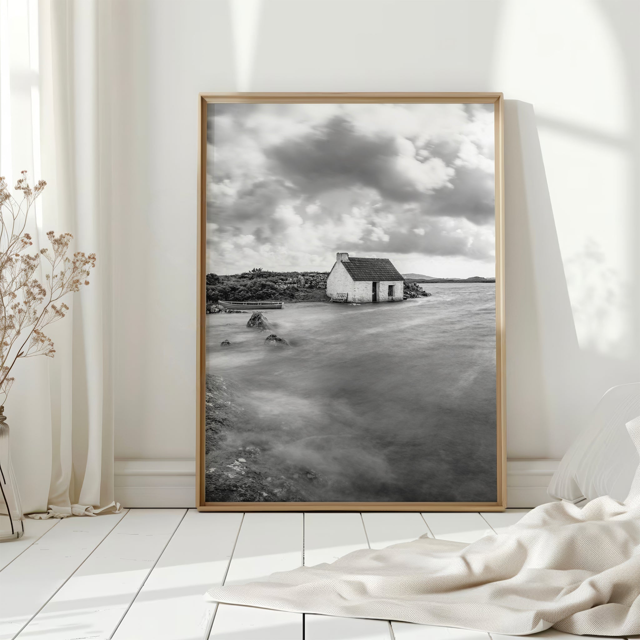 Fisherman’s Bothy, Connemara – Irish Coastal Wall Art Print