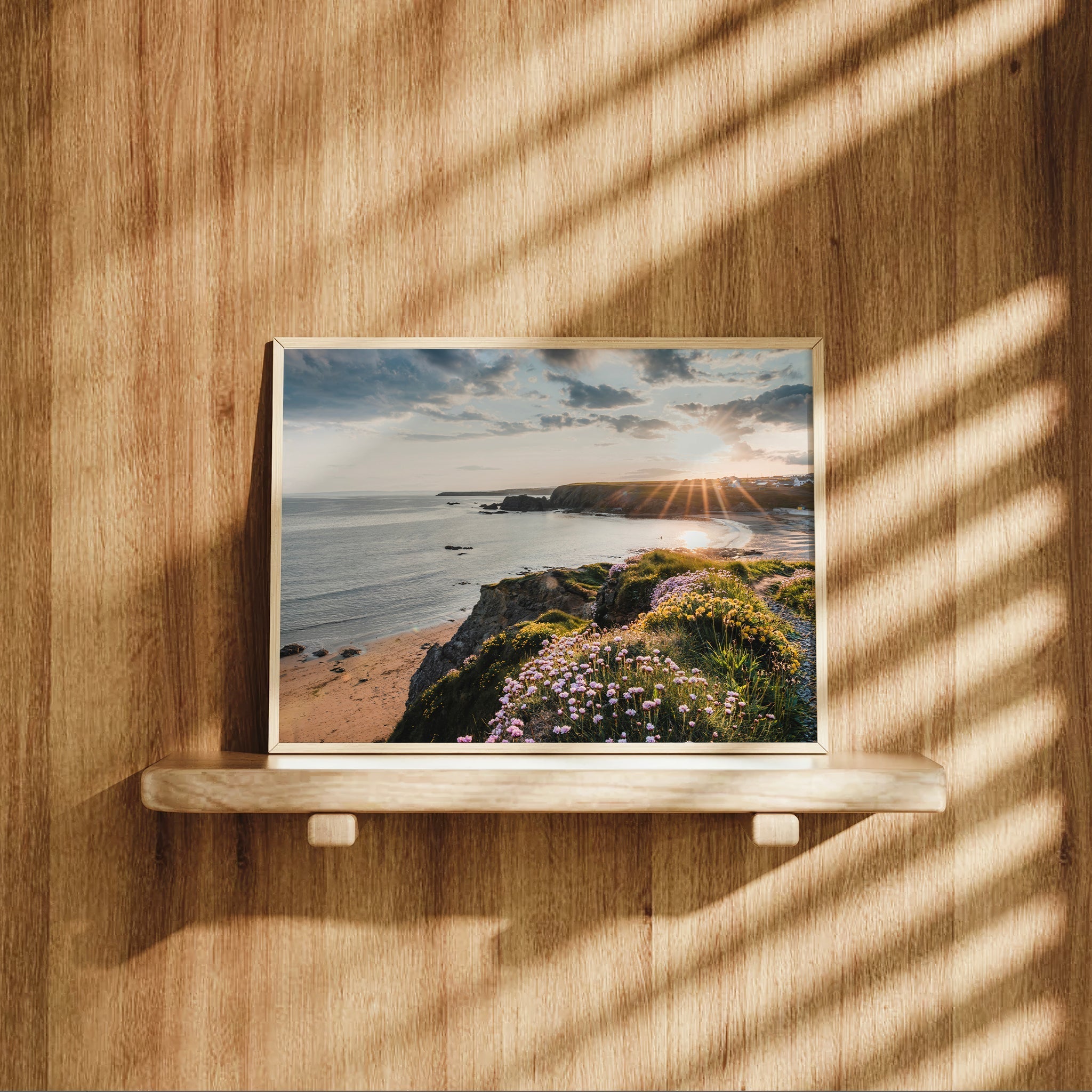 Annestown Beach Sunset, Ireland – Coastal Wall Art Print