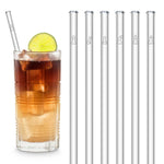 Penis Strohhalme 6x Glastrinkhalme für Bachelorette Party 15cm, 20cm, 23cm