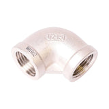 Oase Winkel 90 Grad G1/2 Innengewinde V4A Edelstahl AISI 316L TeichrohrfittingDE