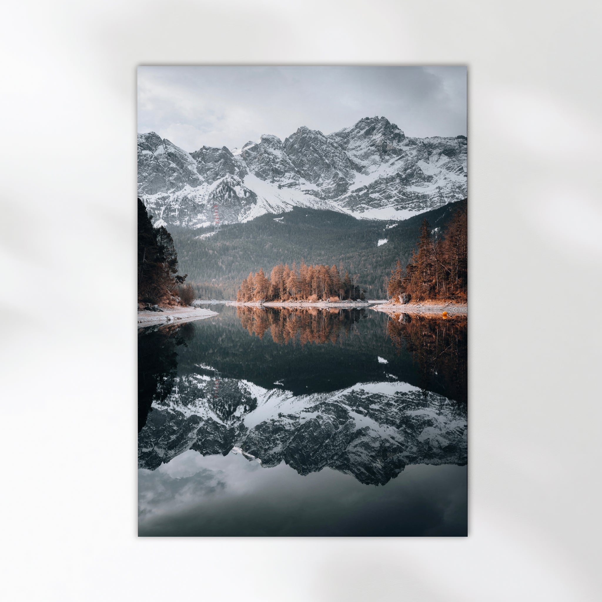 Eibsee Wall Art Print – Bavarian Mountain Photography