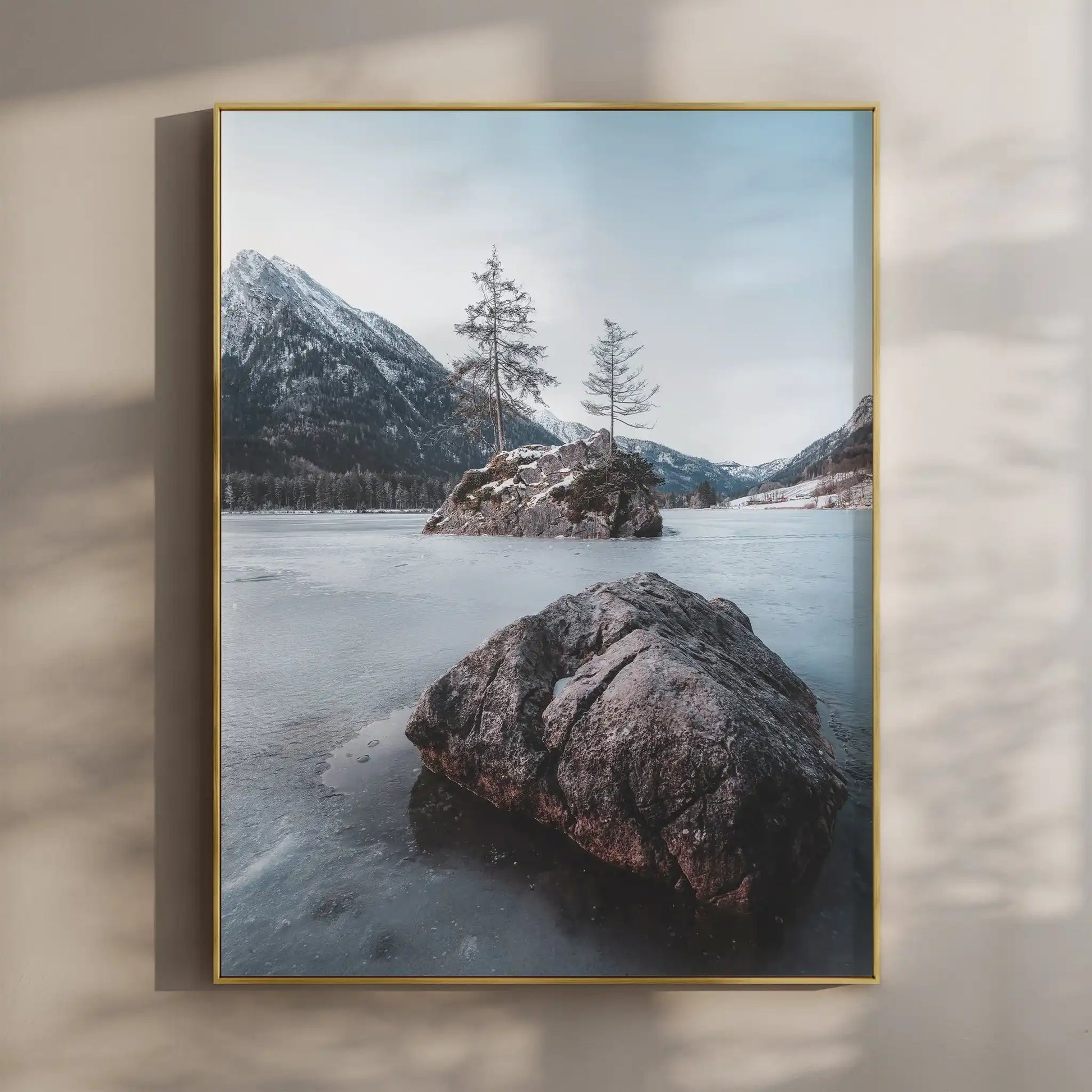 Hintersee Lake Print – Bavarian Alps Fine Art Photography by Chamonix Prints