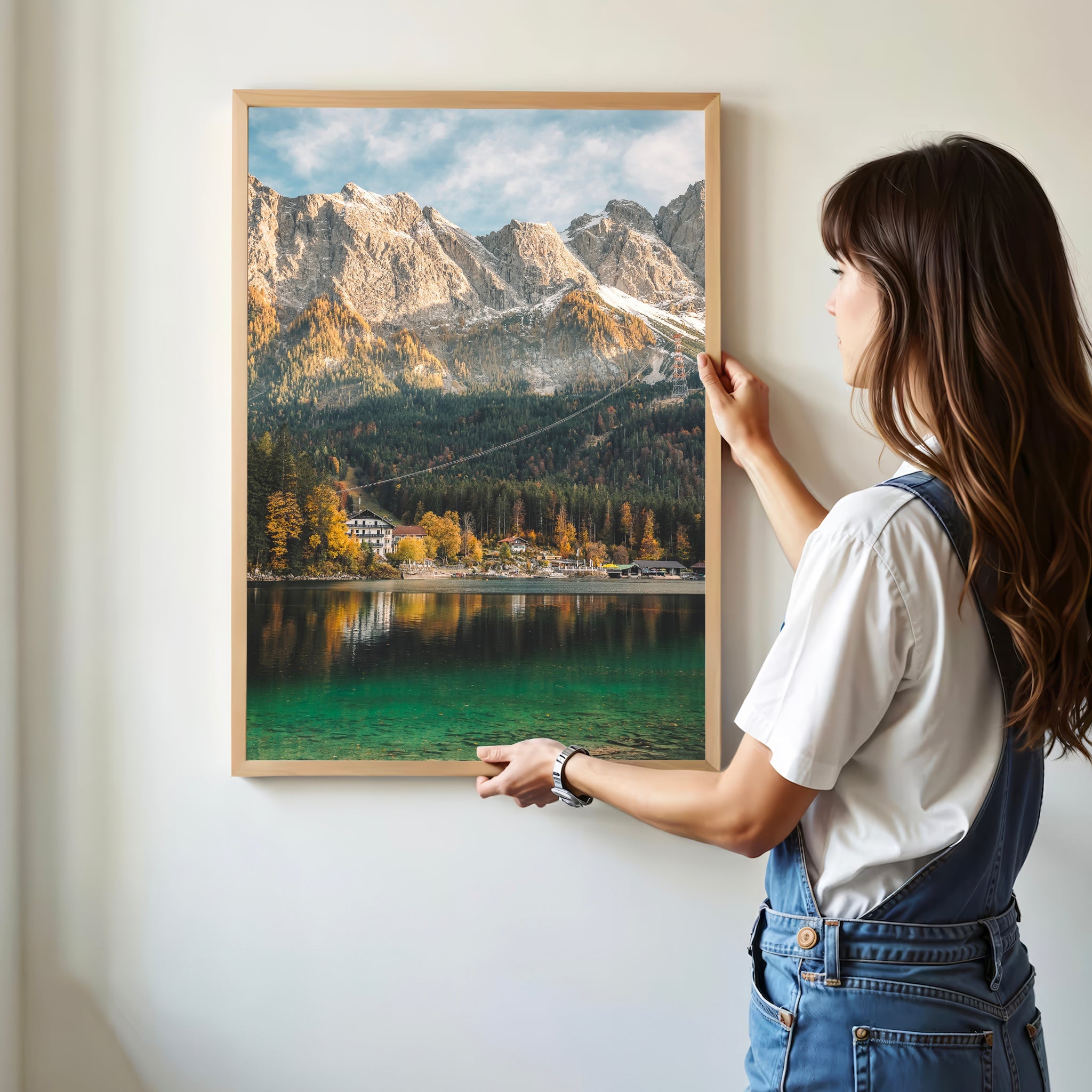 Eibsee Lake Wall Art – Bavarian Alps Photography Print