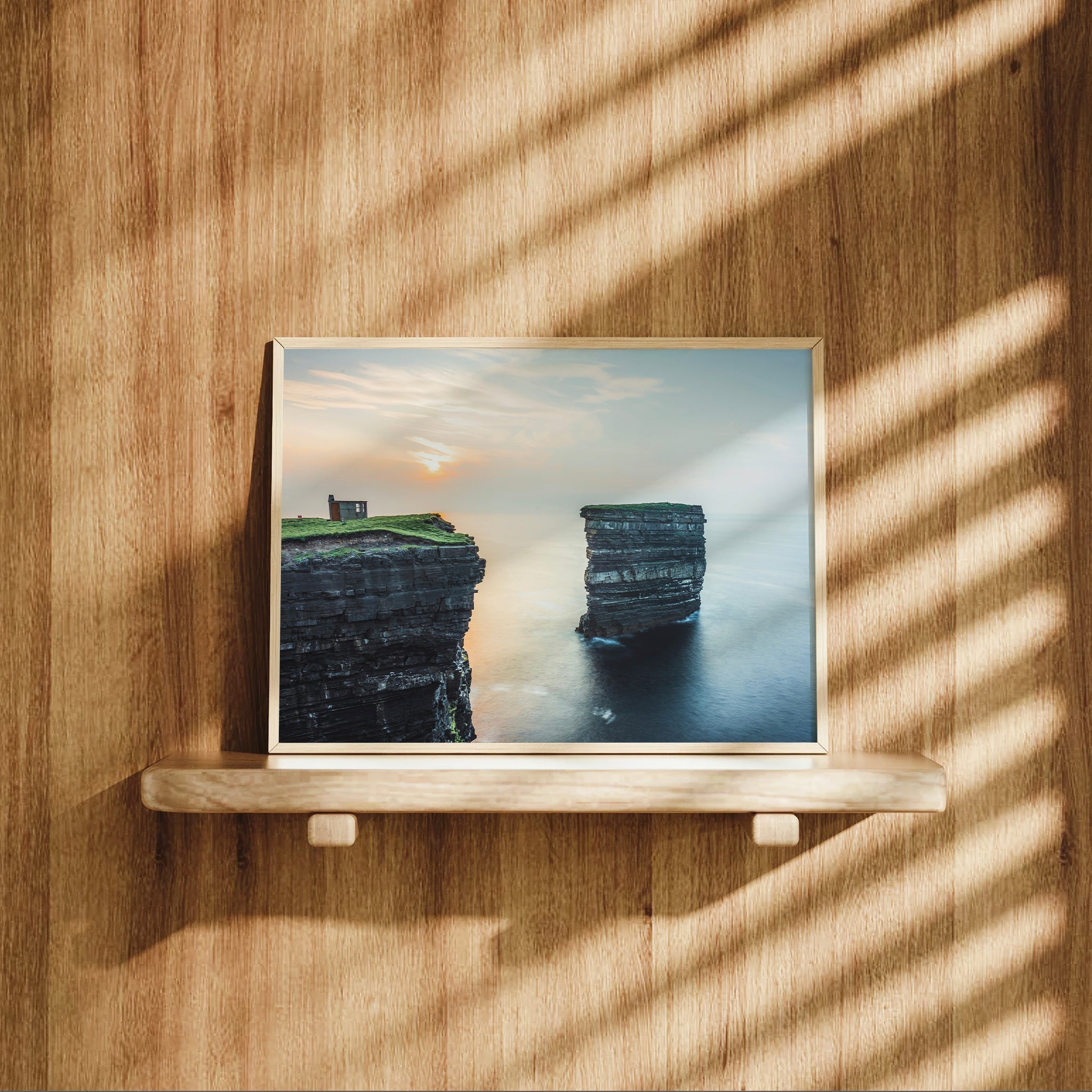 Downpatrick Head Wall Art – Irish Sea Stack at Sunset