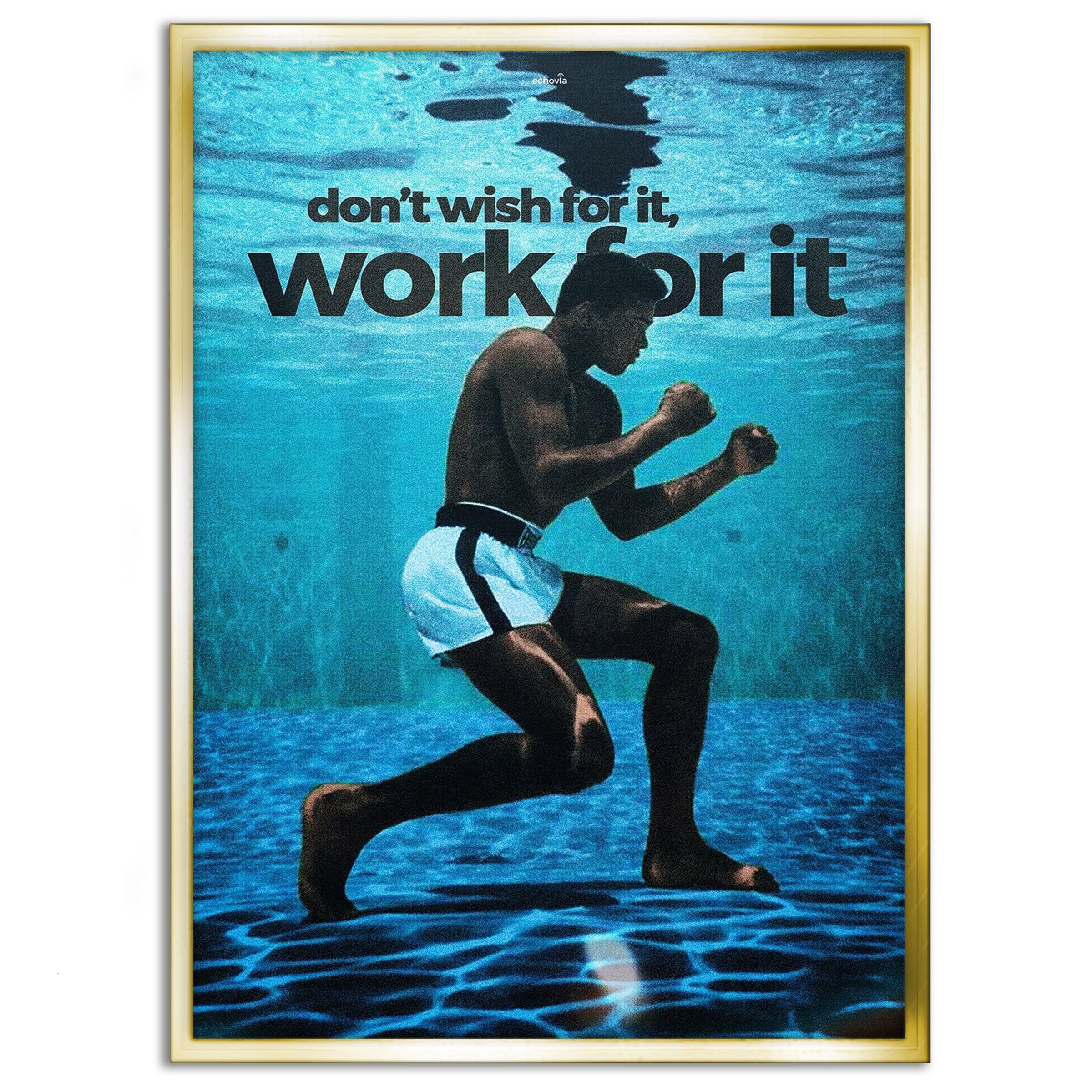 Work for it - Leinwandbild Motivation
