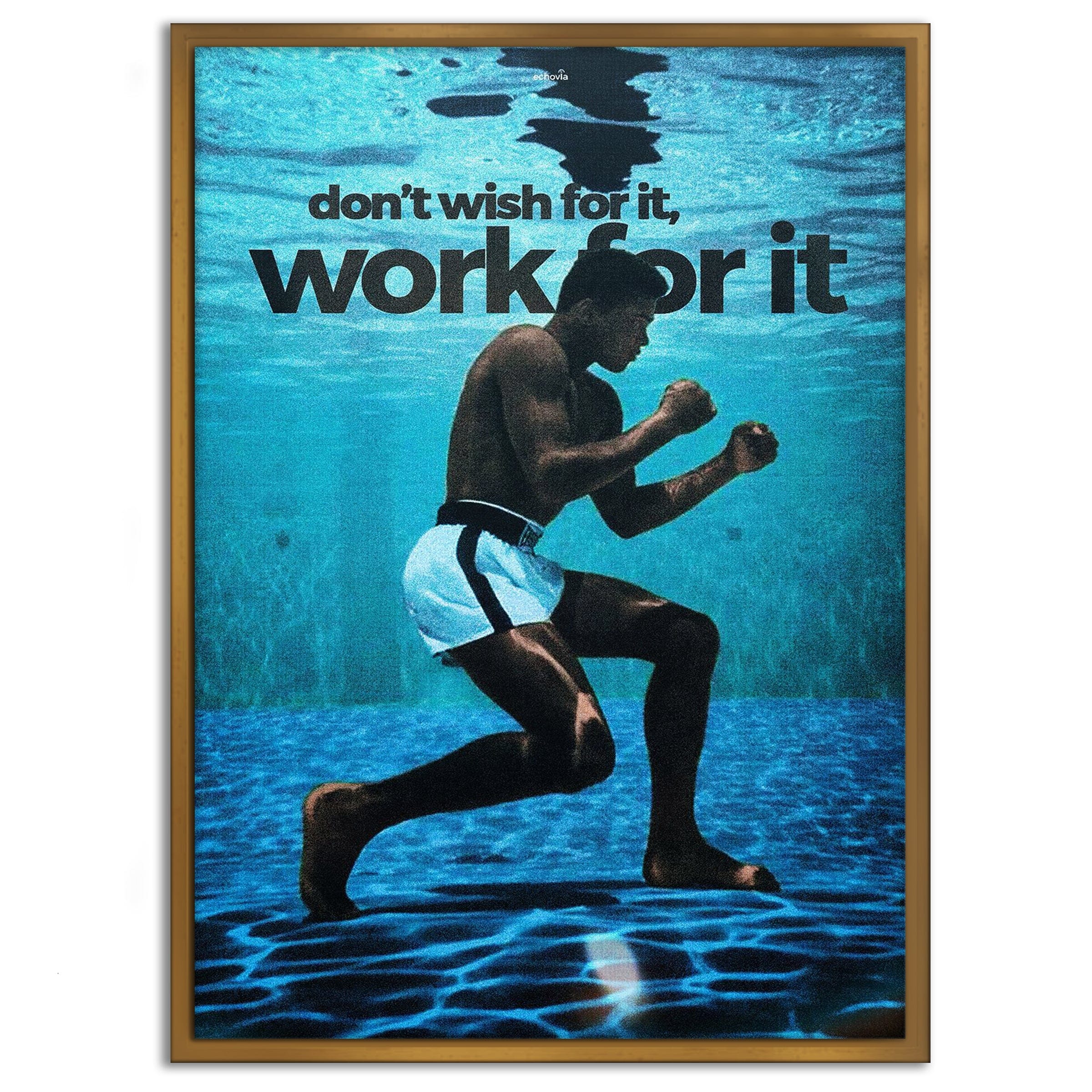 Work for it - Leinwandbild Motivation