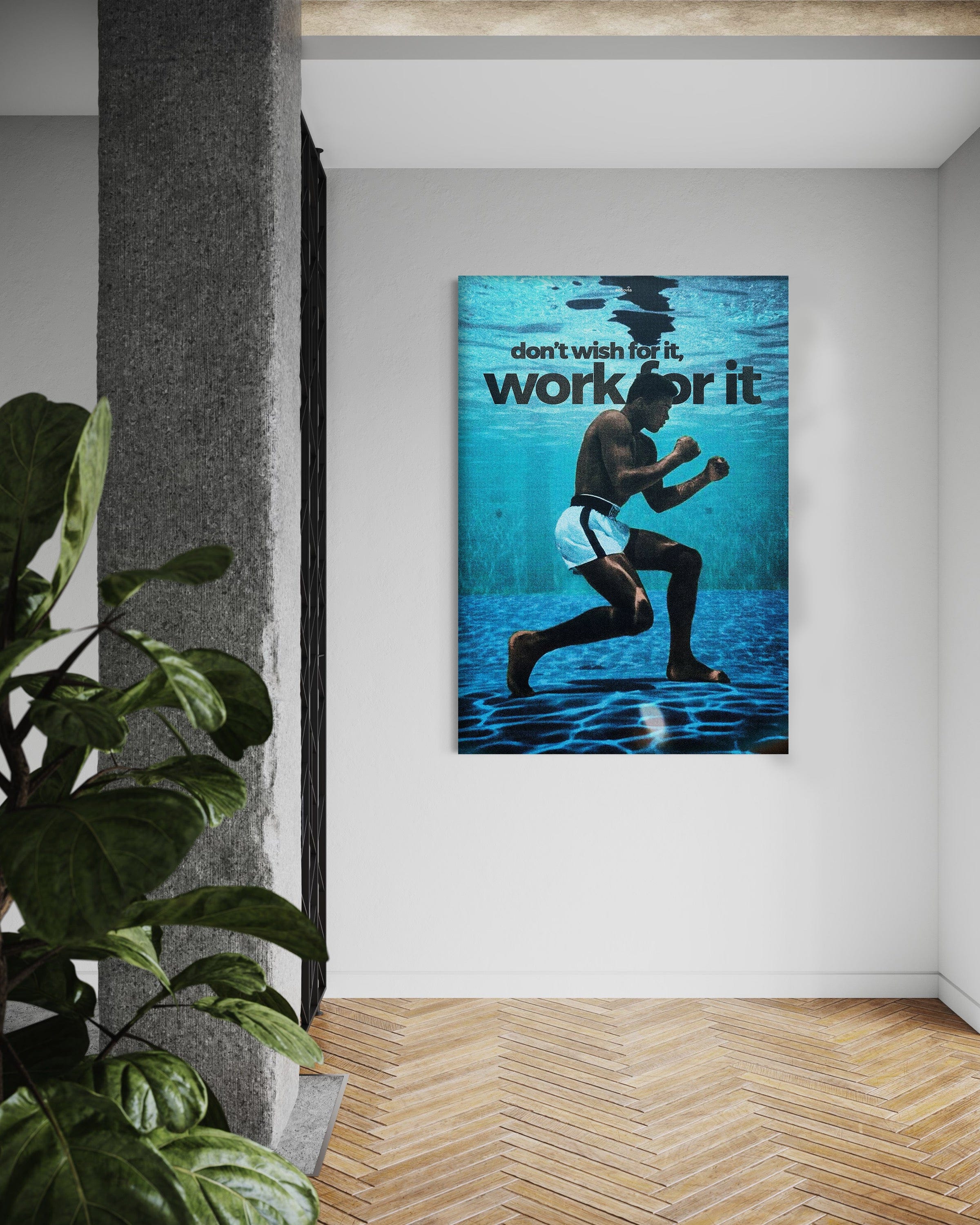 Work for it - Leinwandbild Motivation