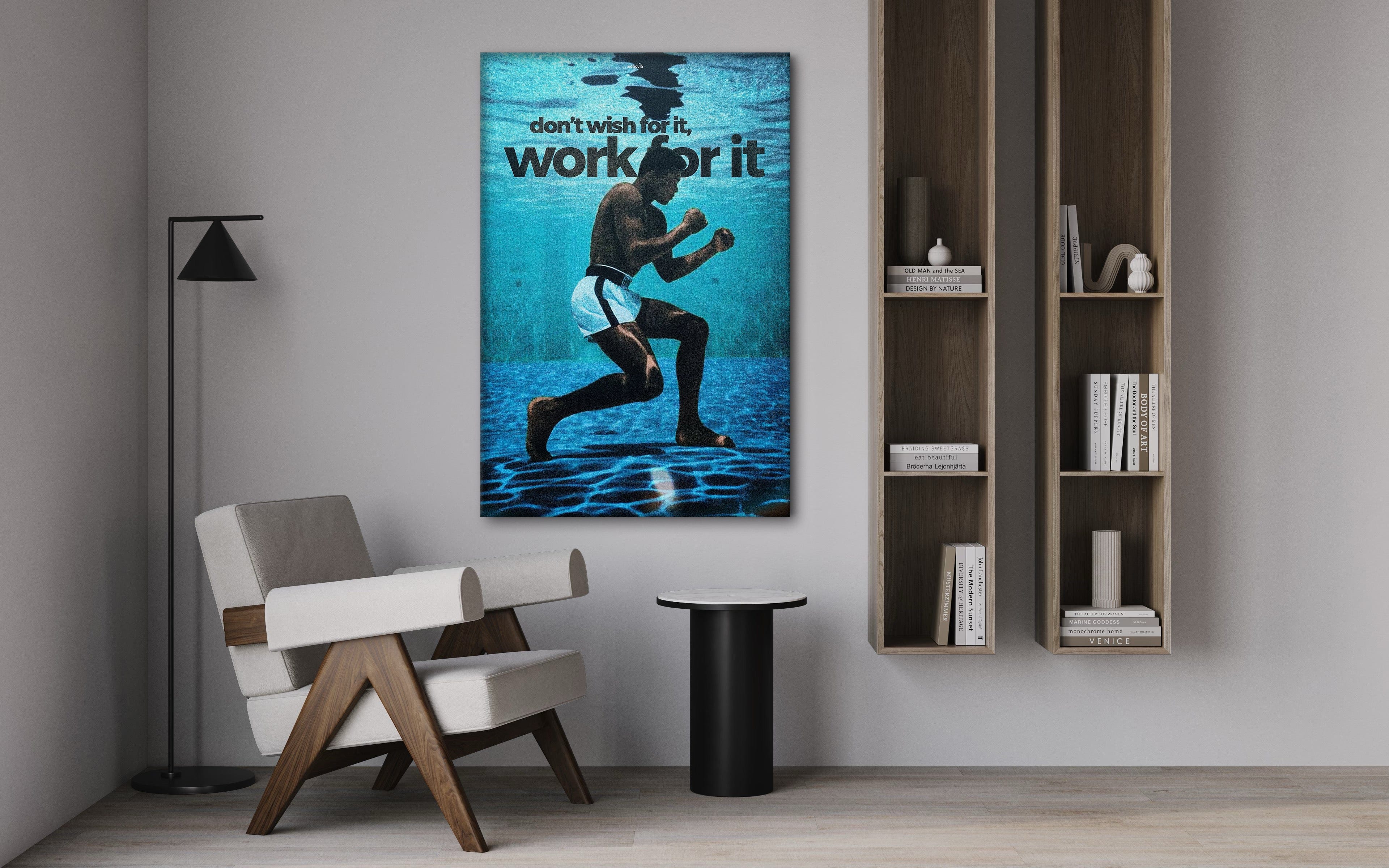 Work for it - Leinwandbild Motivation
