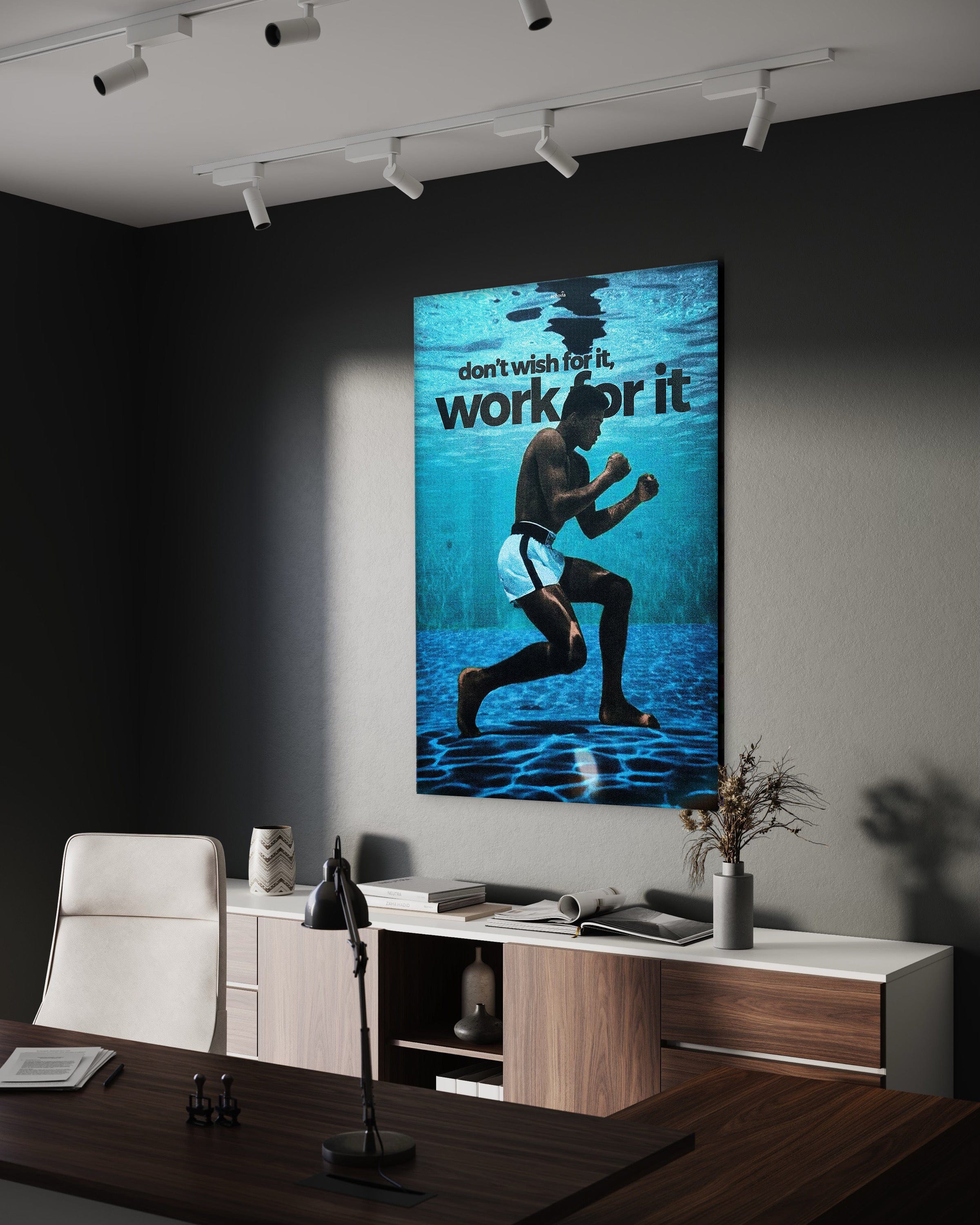 Work for it - Leinwandbild Motivation