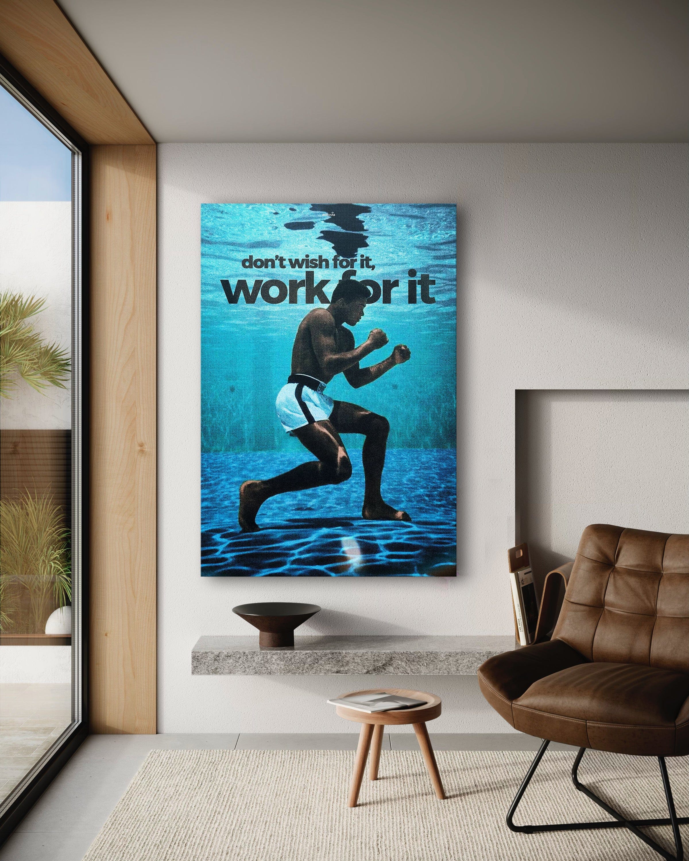 Work for it - Leinwandbild Motivation