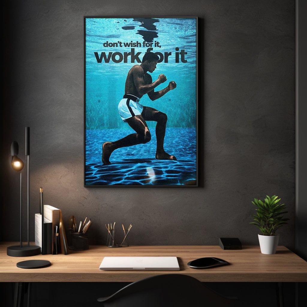 Work for it - Leinwandbild Motivation