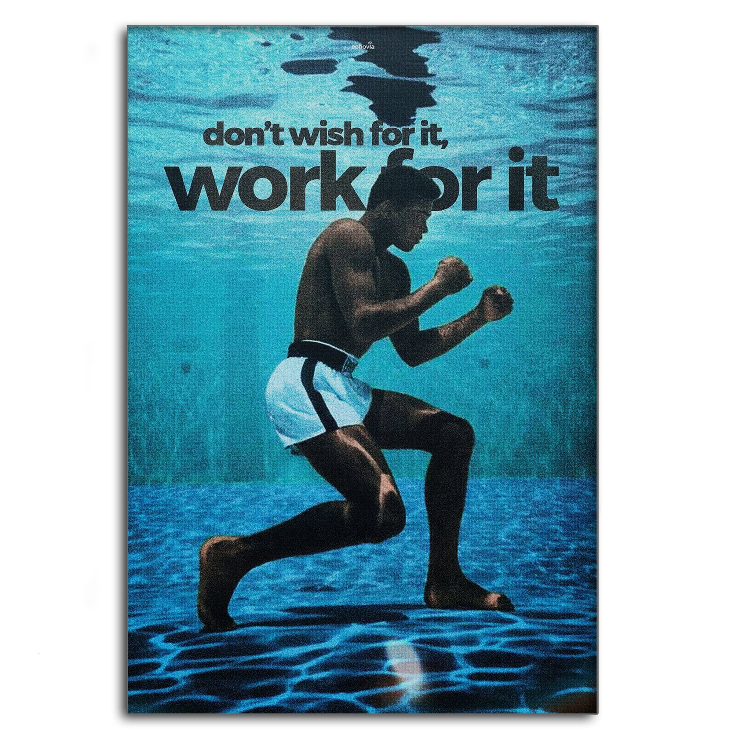 Work for it - Leinwandbild Motivation