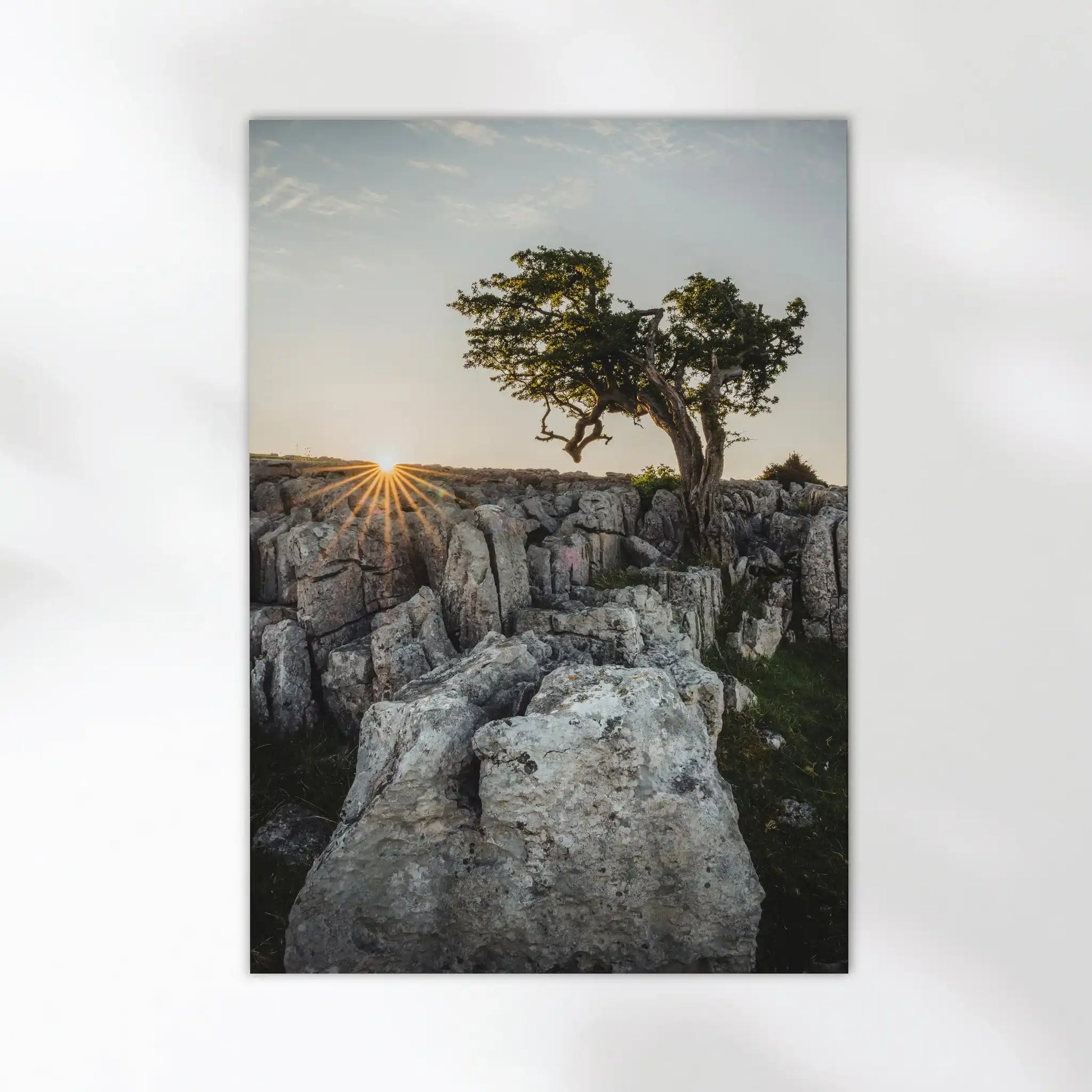 Twisleton Scars Sunrise Print – Yorkshire Dales Landscape Photography by Chamonix Prints