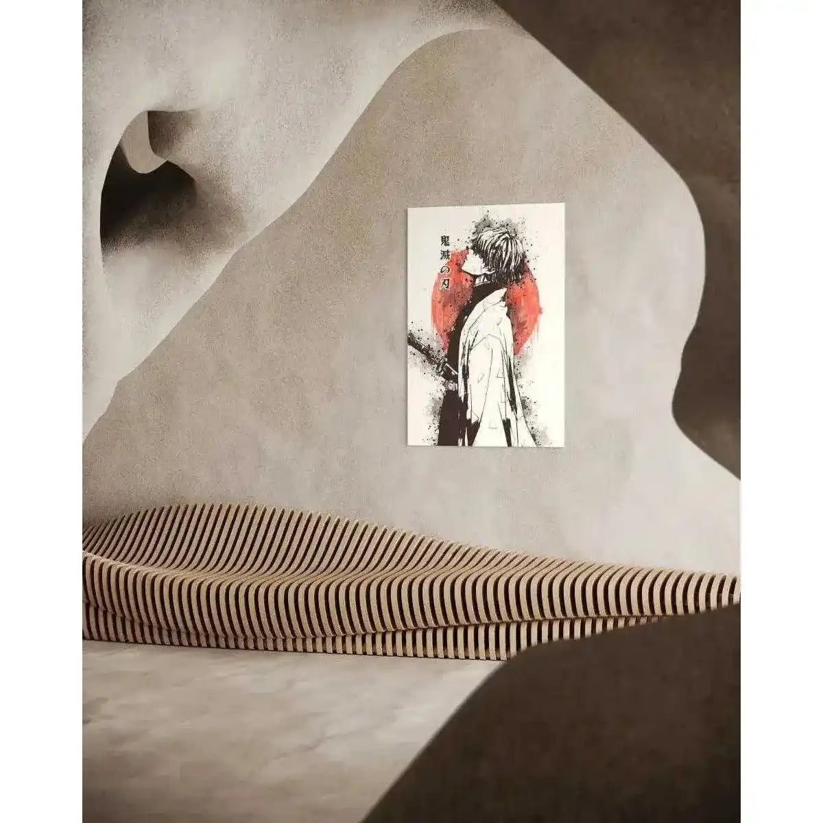 Zenitsu Vintage - Demon Slayer - Anime Leinwandbild by SimpleCanvas