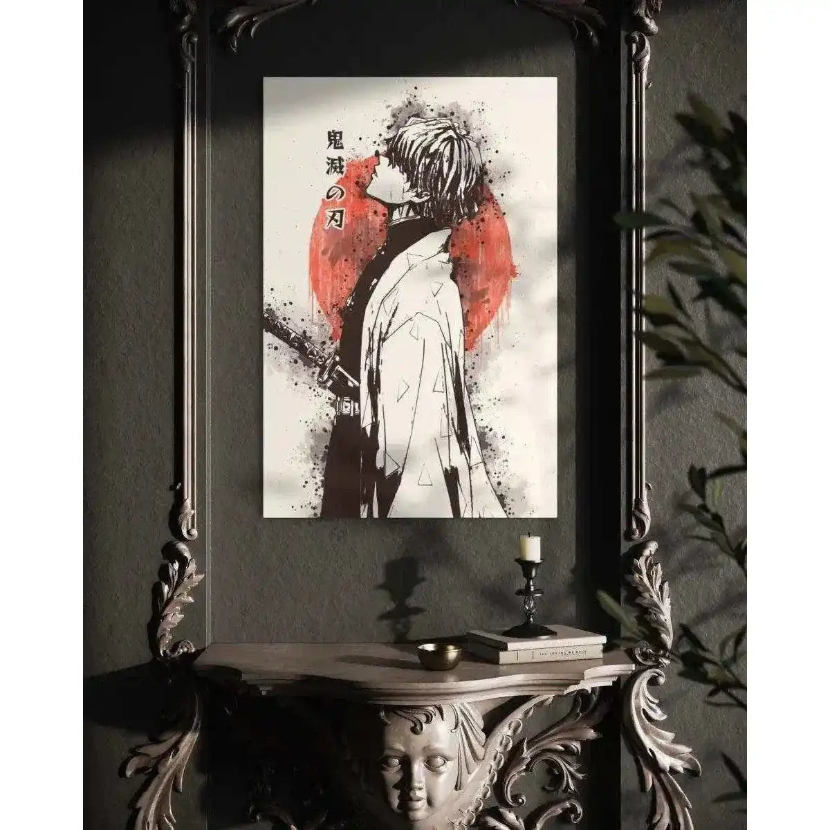 Zenitsu Vintage - Demon Slayer - Anime Leinwandbild by SimpleCanvas