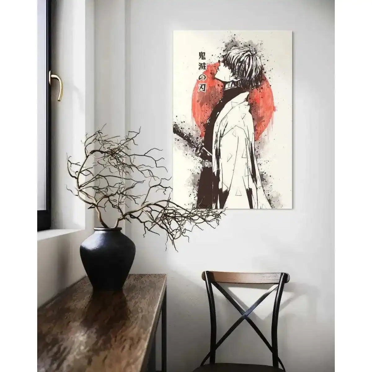 Zenitsu Vintage - Demon Slayer - Anime Leinwandbild by SimpleCanvas