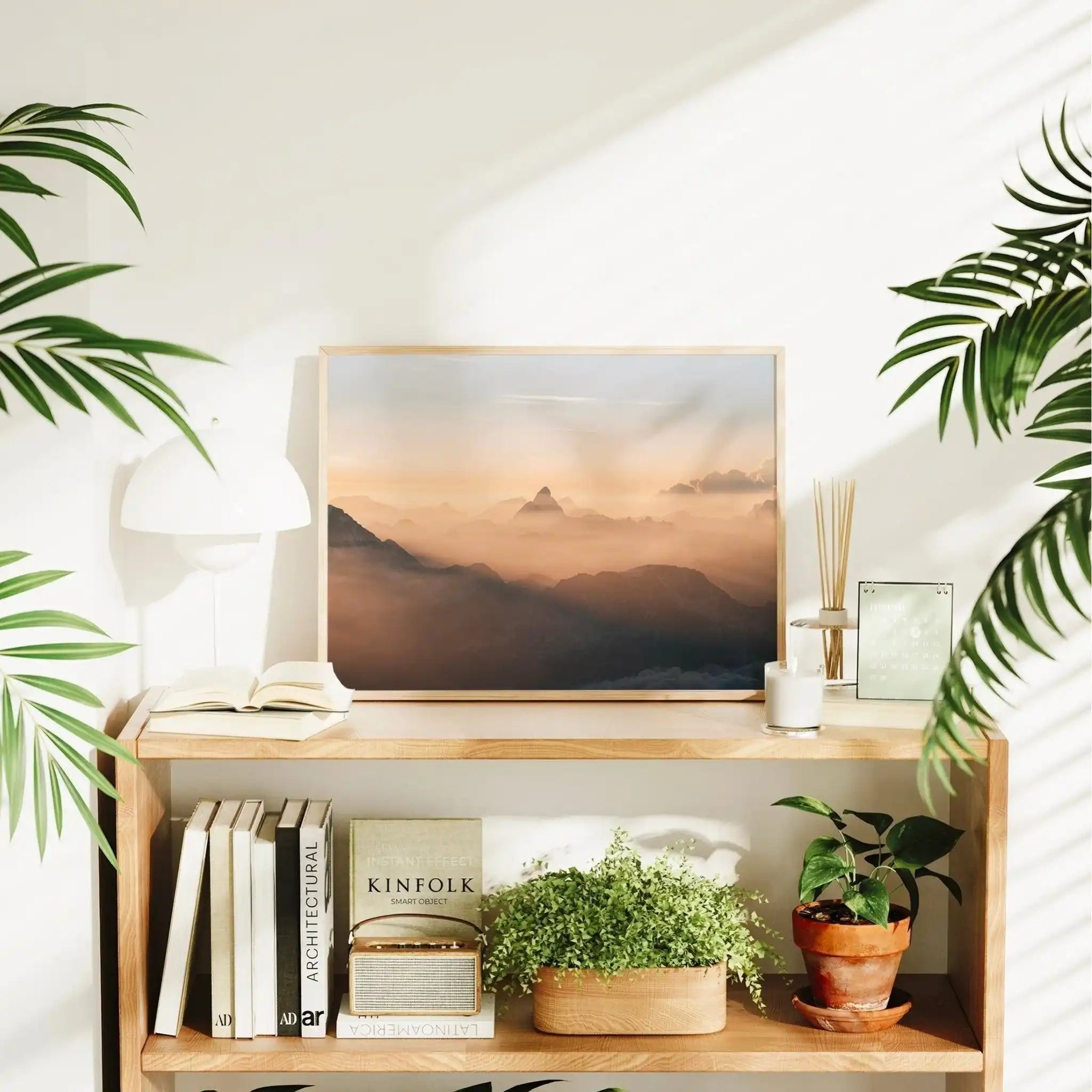 Golden Sunrise Over The Matterhorn | Mont Blanc Summit Photography Print by Chamonix Prints